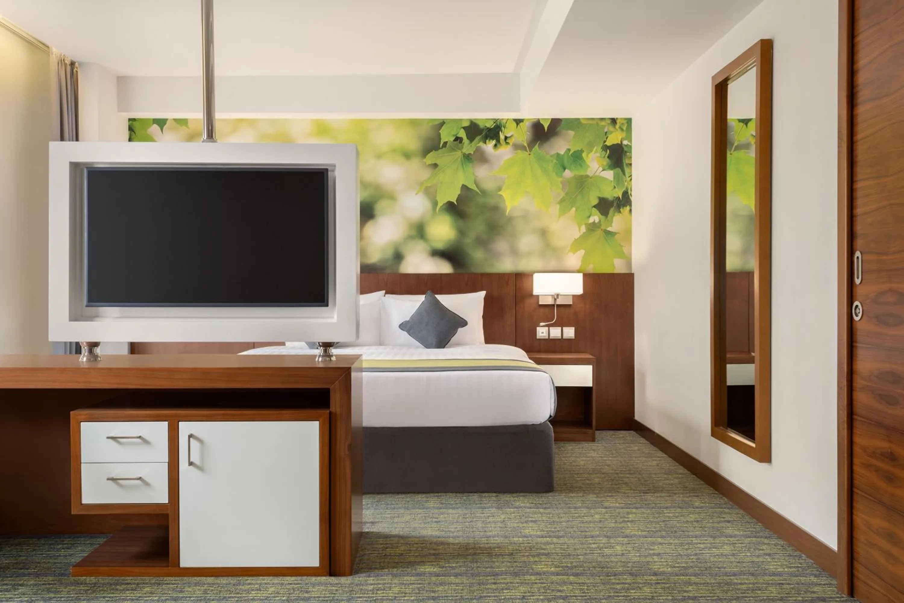 Bed in Wyndham Garden Muscat Al Khuwair