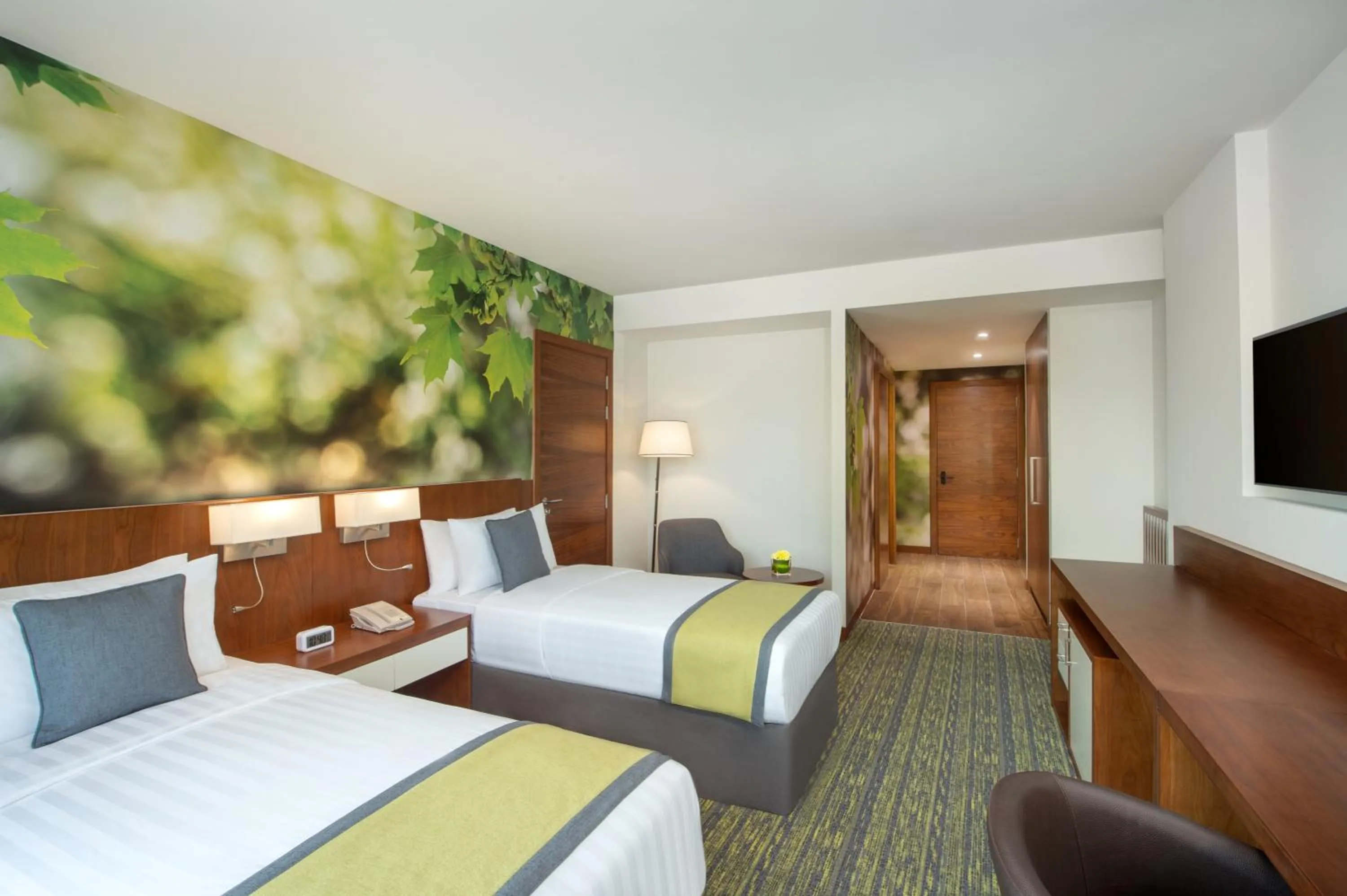 Bed in Wyndham Garden Muscat Al Khuwair