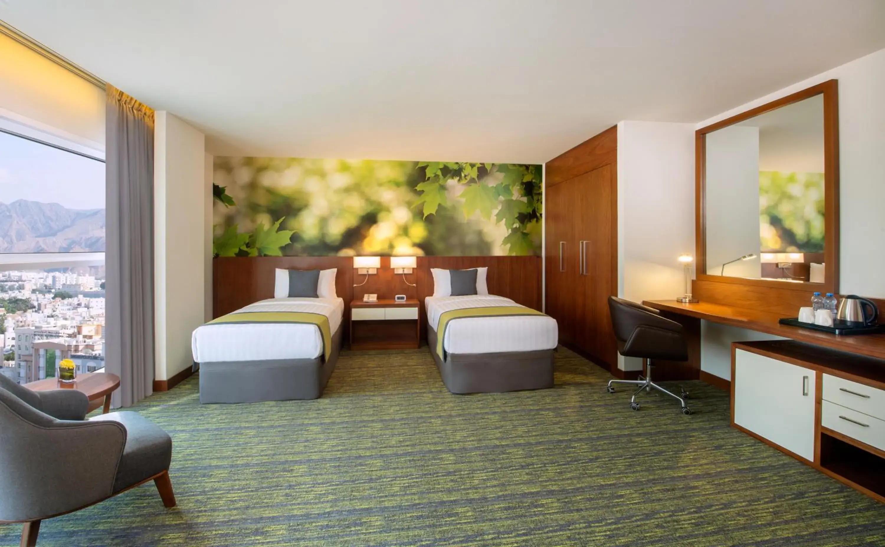 Deluxe Twin Room - Smoking in Wyndham Garden Muscat Al Khuwair Deluxe Twin Room - Smoking in Wyndham Garden Muscat Al Khuwair