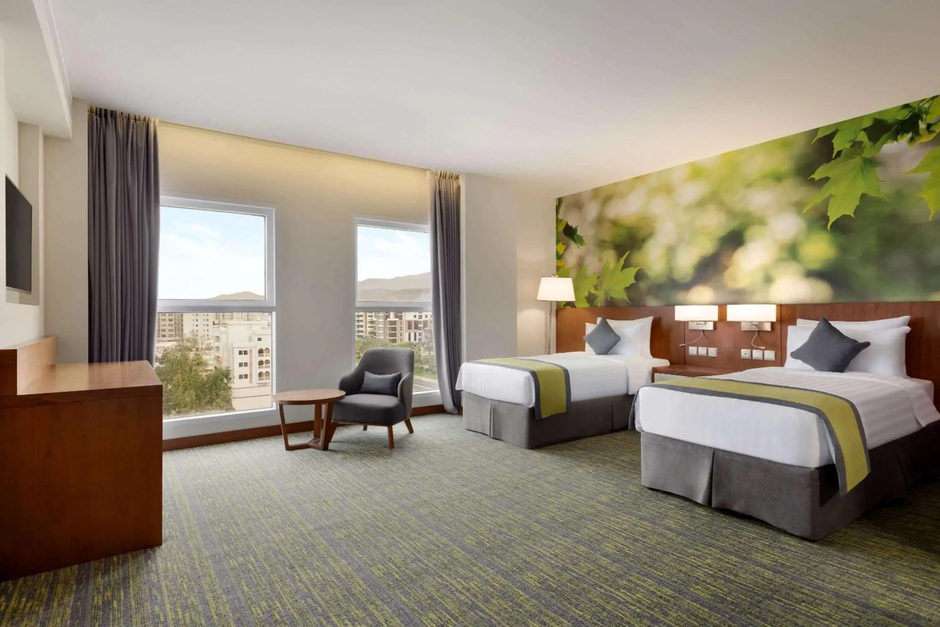 Photo of the whole room, Bed in Wyndham Garden Muscat Al Khuwair Photo of the whole room, Bed in Wyndham Garden Muscat Al Khuwair