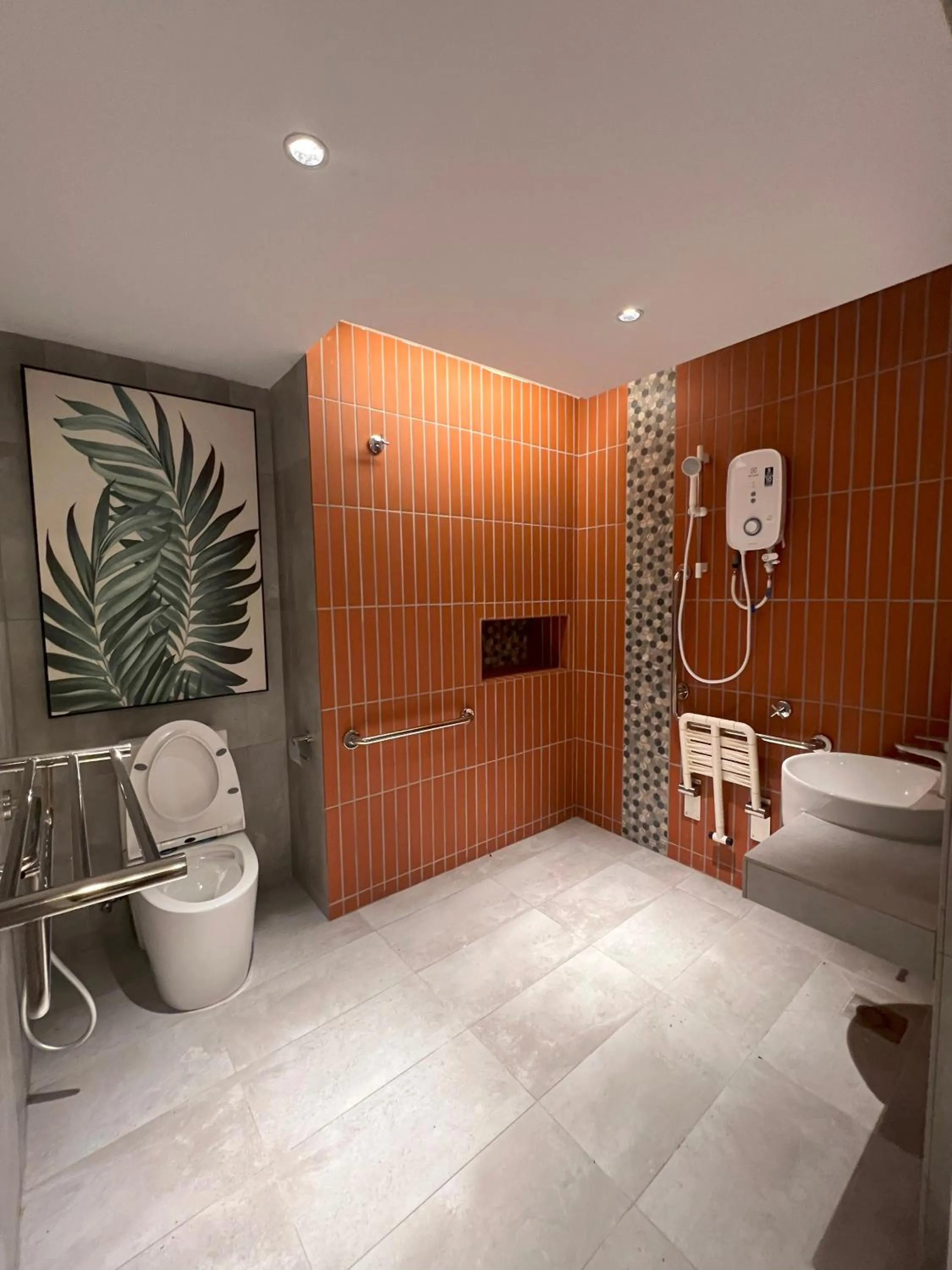 Shower in Urban Living Residence