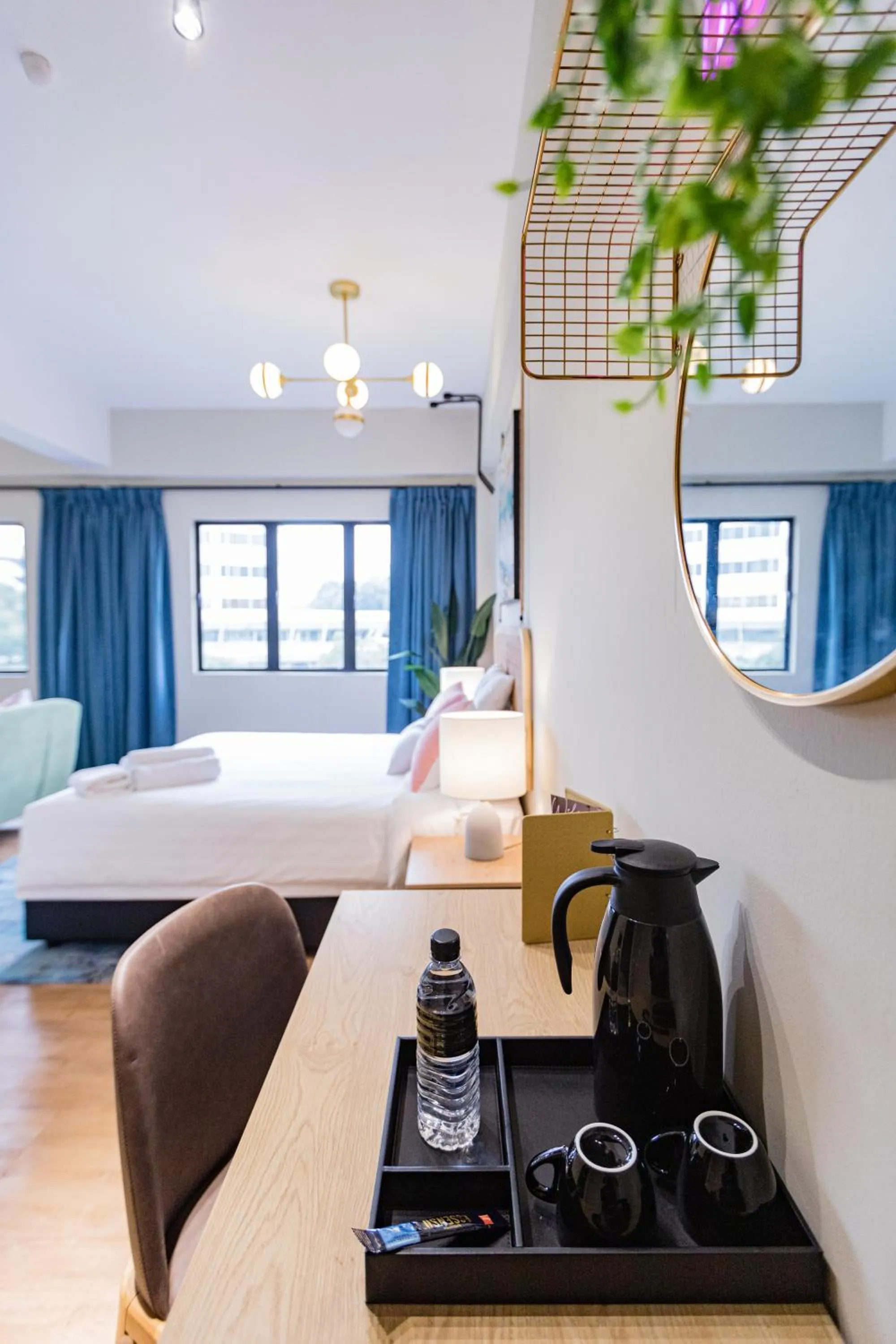 Coffee/tea facilities, Bed in Urban Living Residence