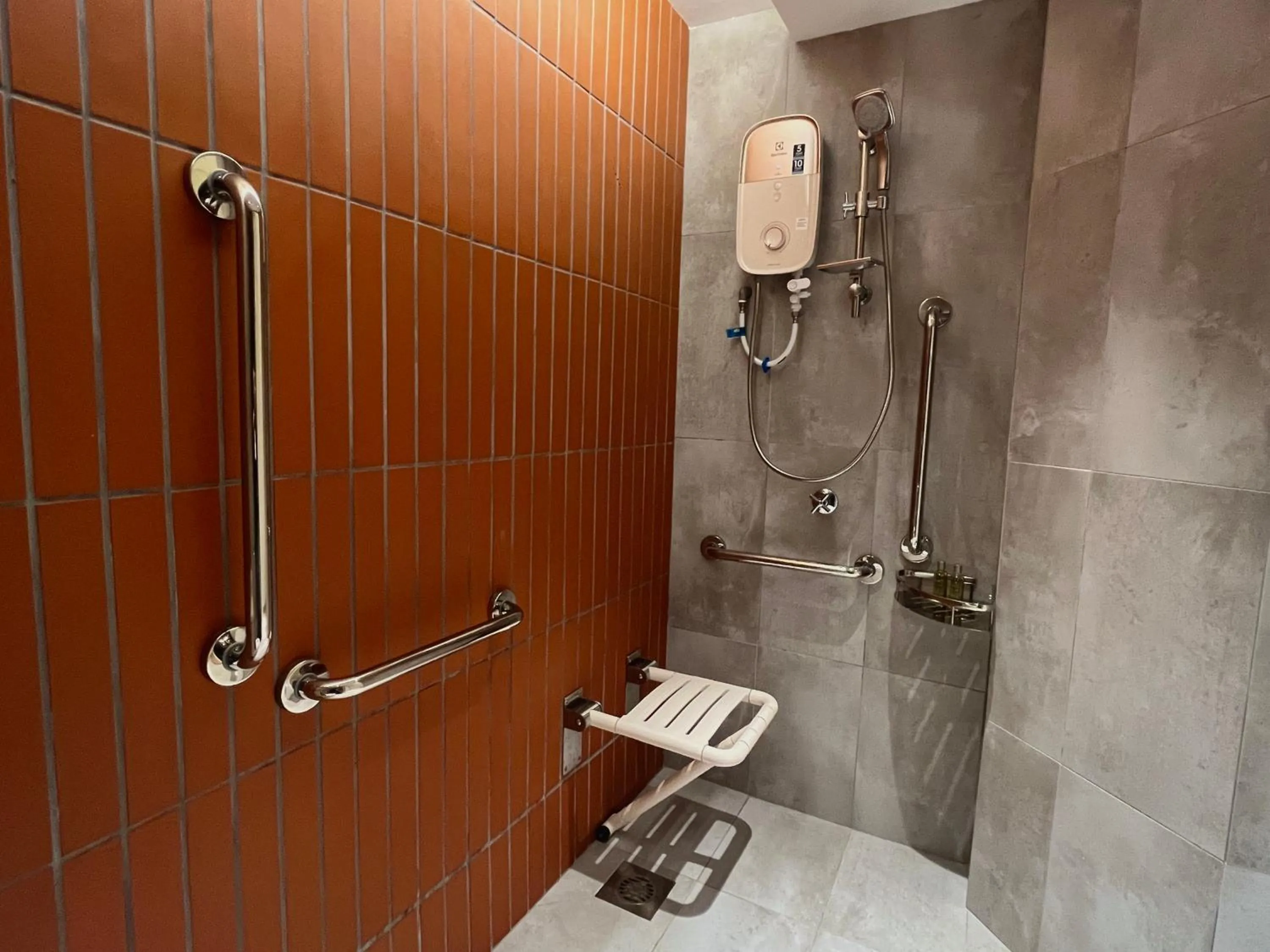 Shower in Urban Living Residence