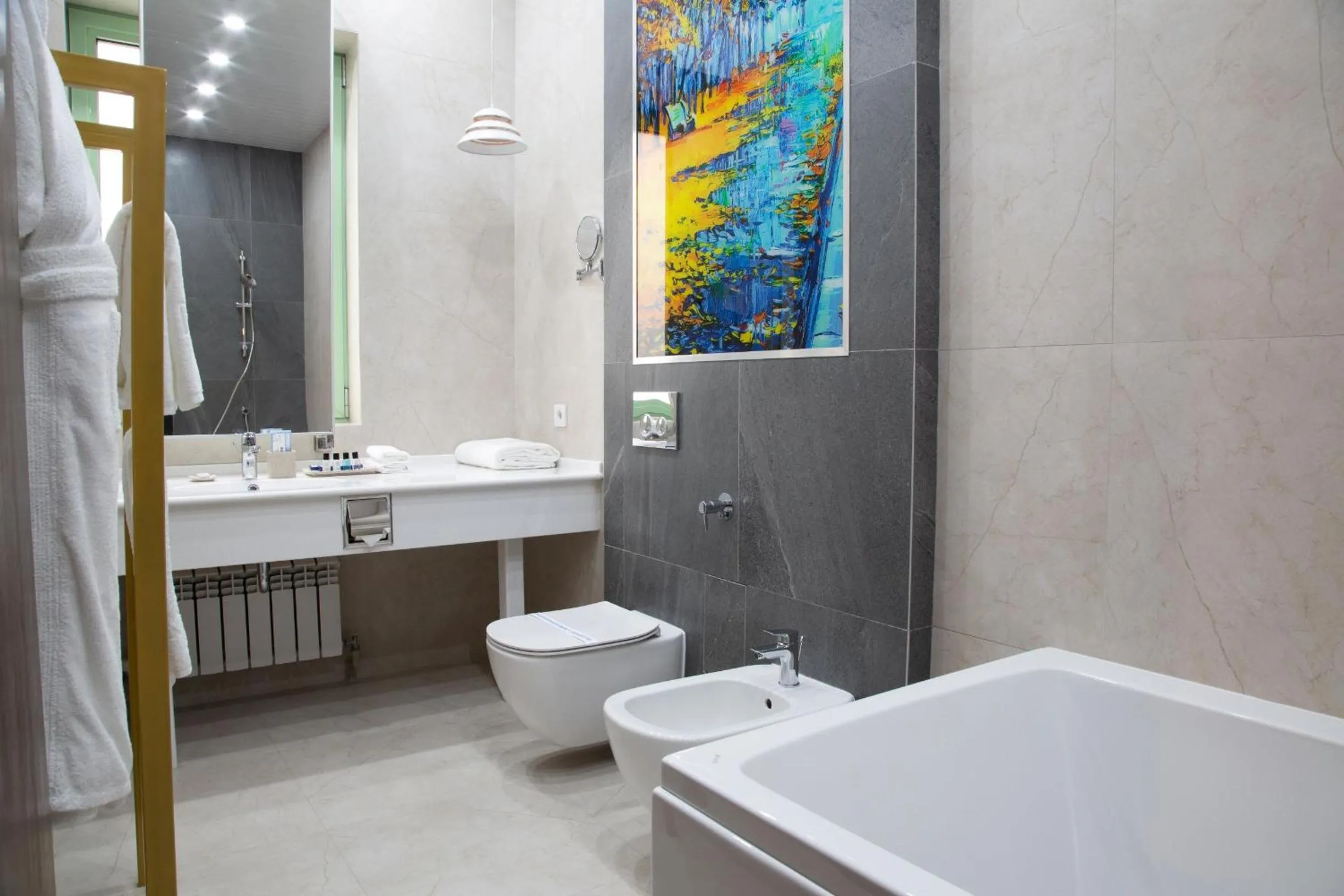 Bathroom in Kazzhol Park Hotel Almaty