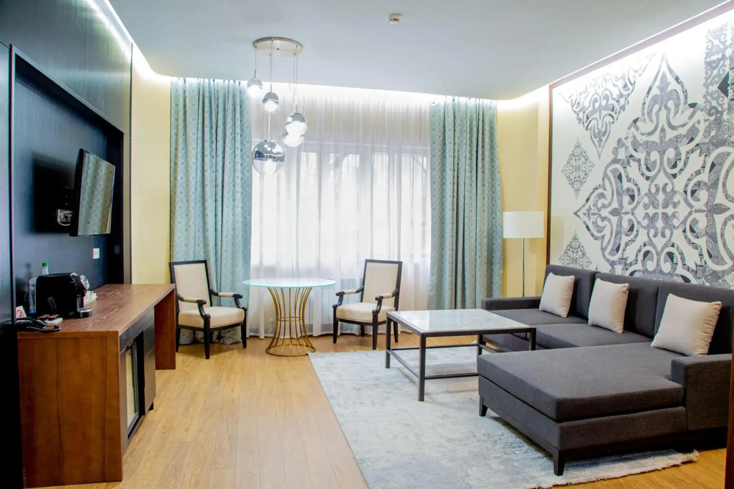 Living room in Kazzhol Park Hotel Almaty Living room in Kazzhol Park Hotel Almaty