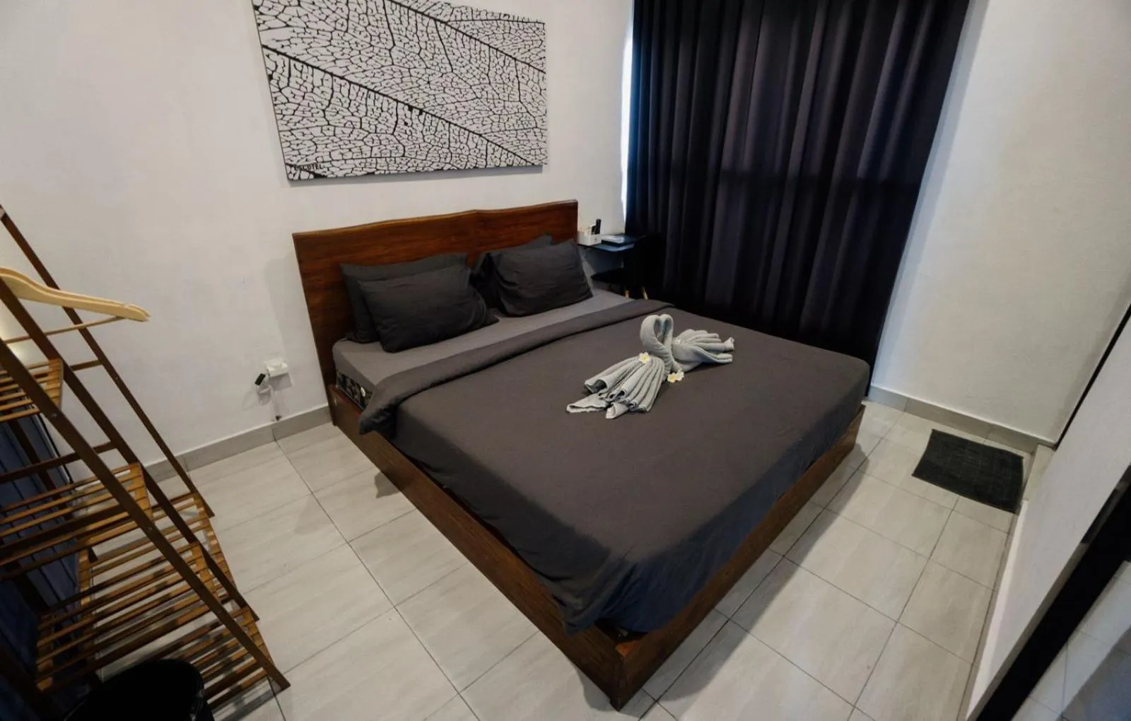 Bed in Escotel Krisnantara