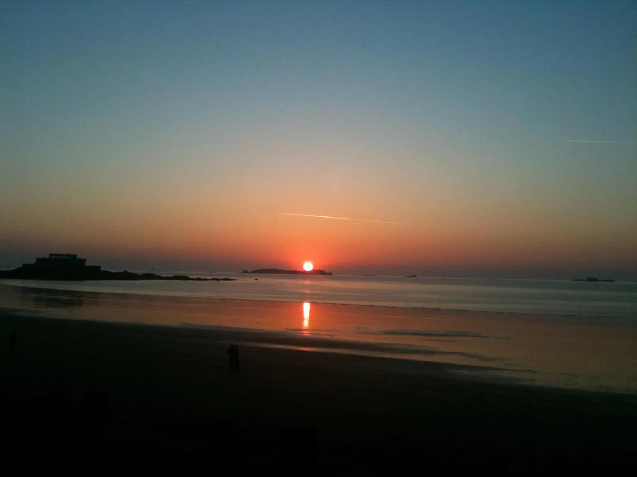 Sea view in ibis Saint Malo Plage Sea view in ibis Saint Malo Plage