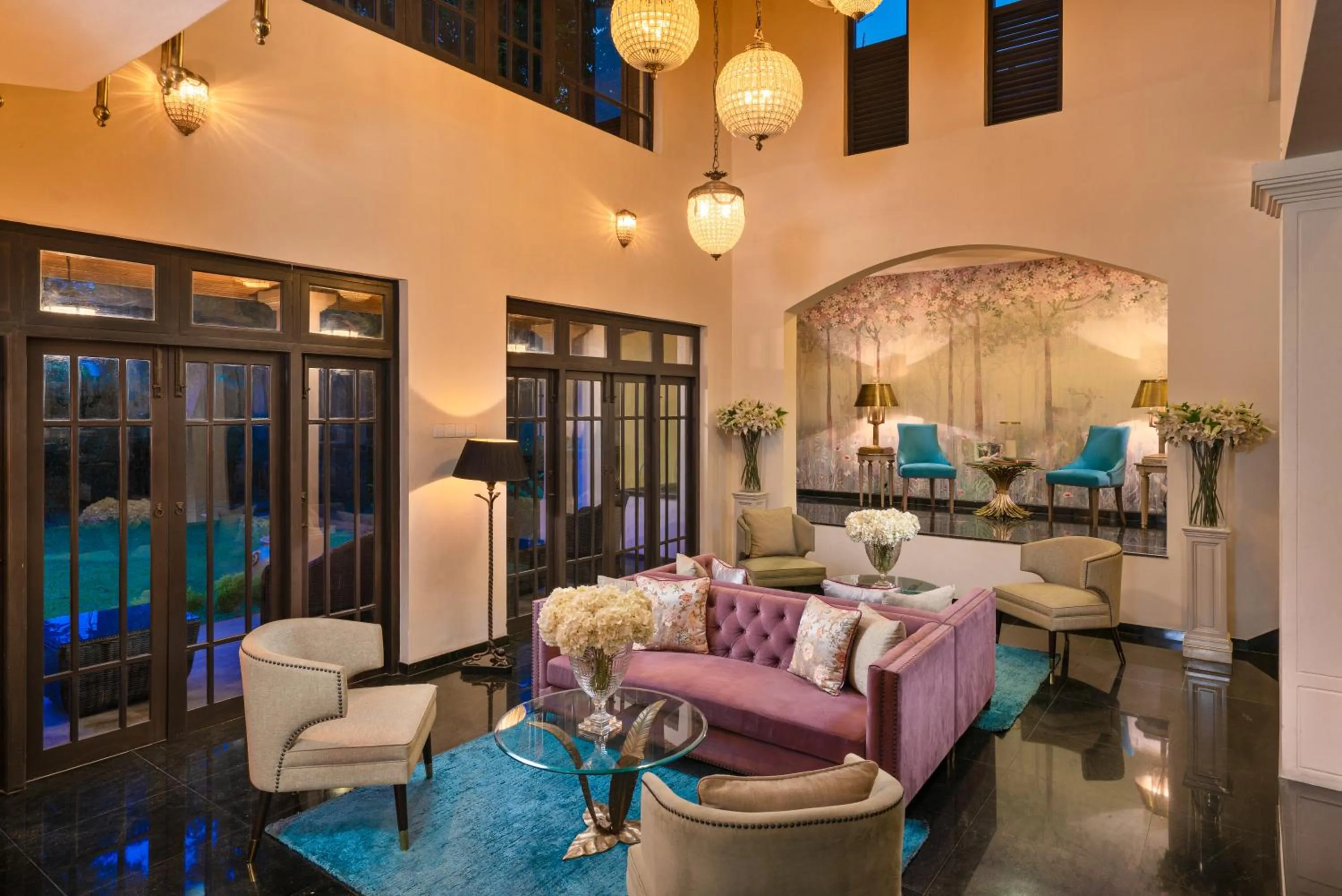 Living room in Clove Villa