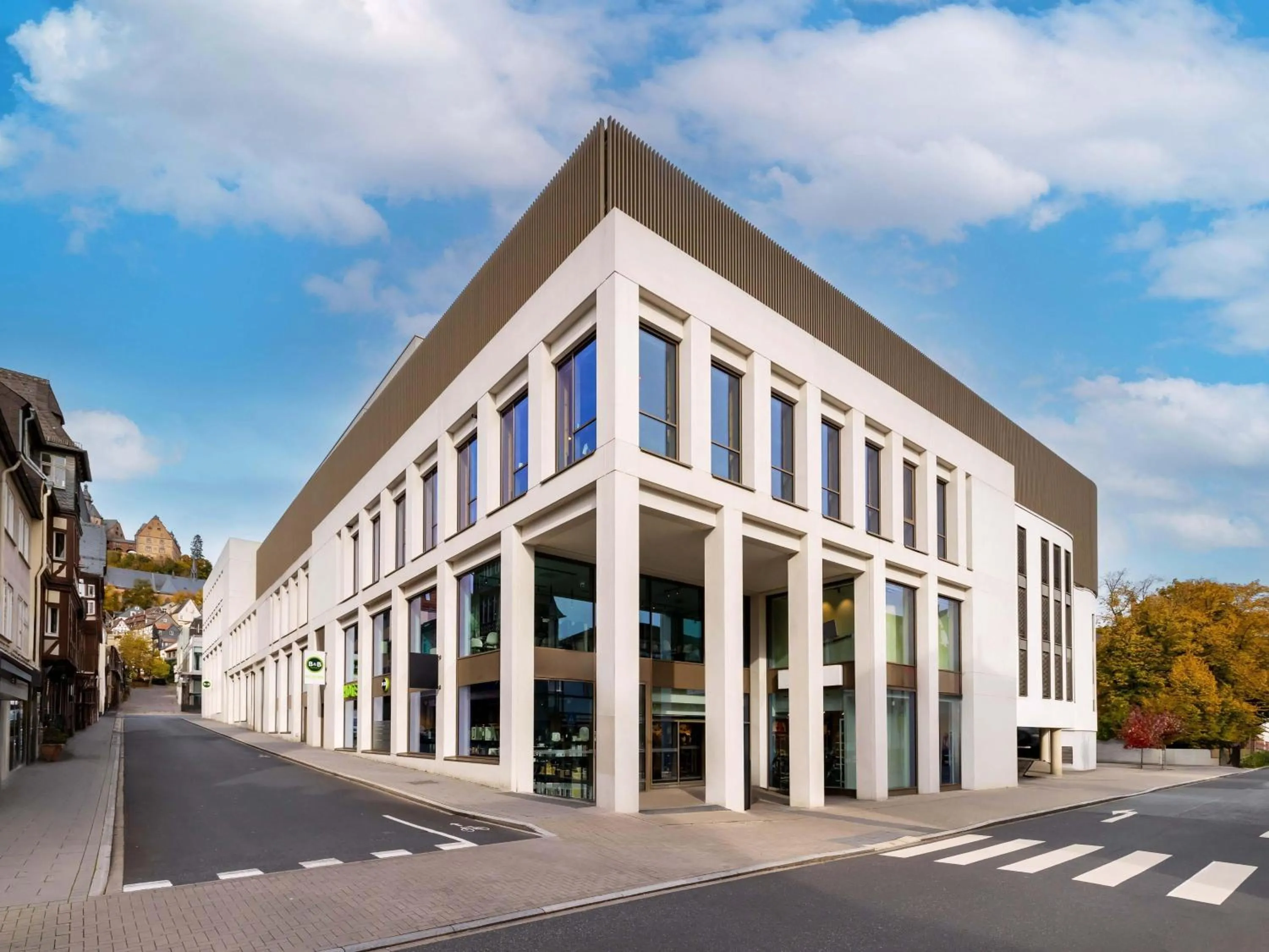 Property building in B&B Hotel Marburg