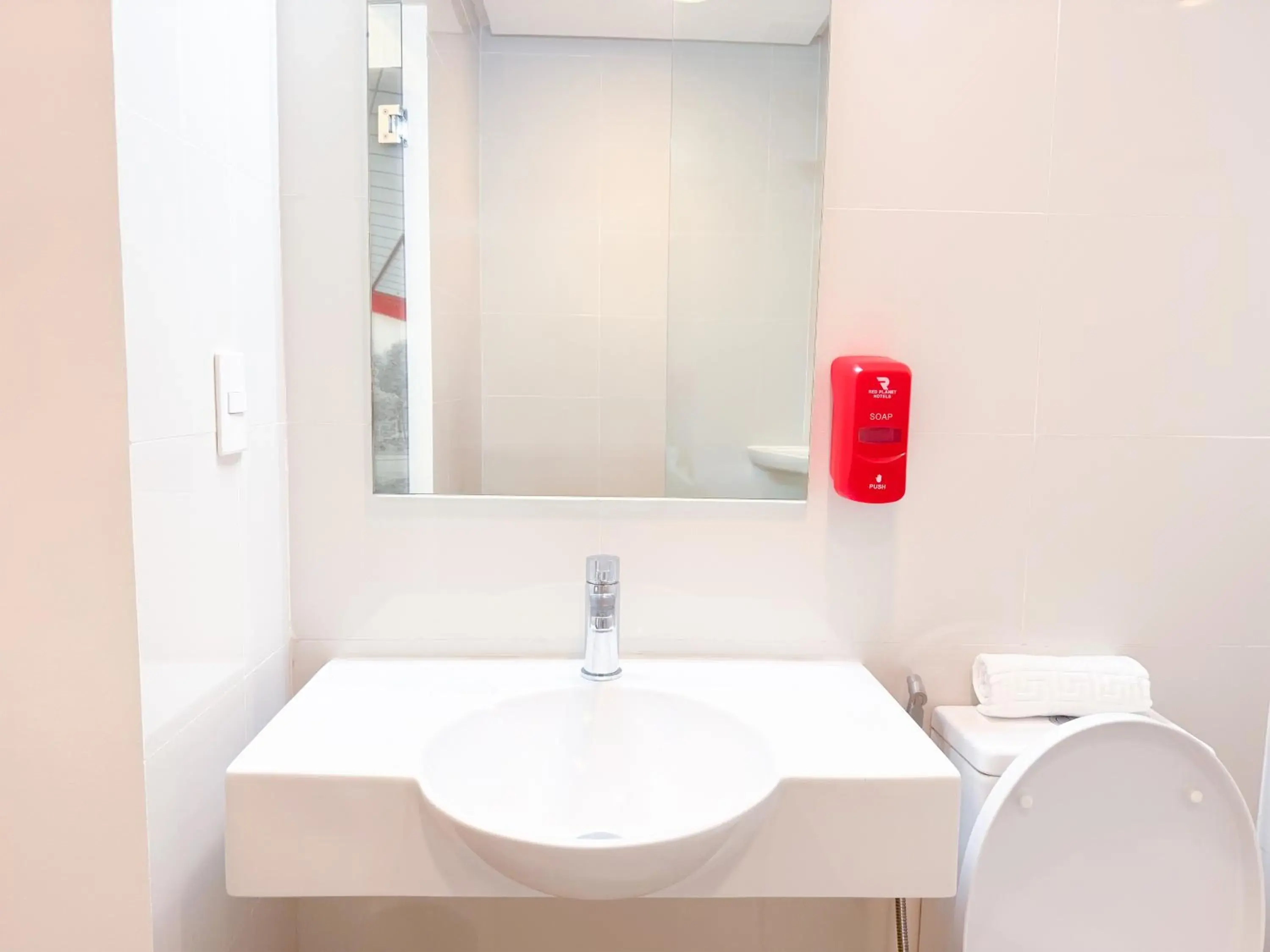 Bathroom in Red Planet Cagayan De Oro Bathroom in Red Planet Cagayan De Oro