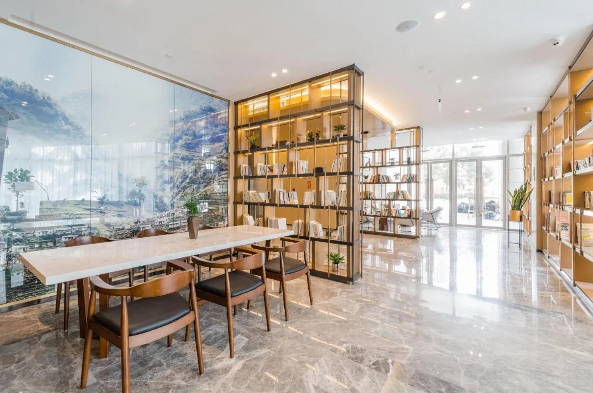 Lobby or reception in Atour Hotel Nanjing Olympic Center