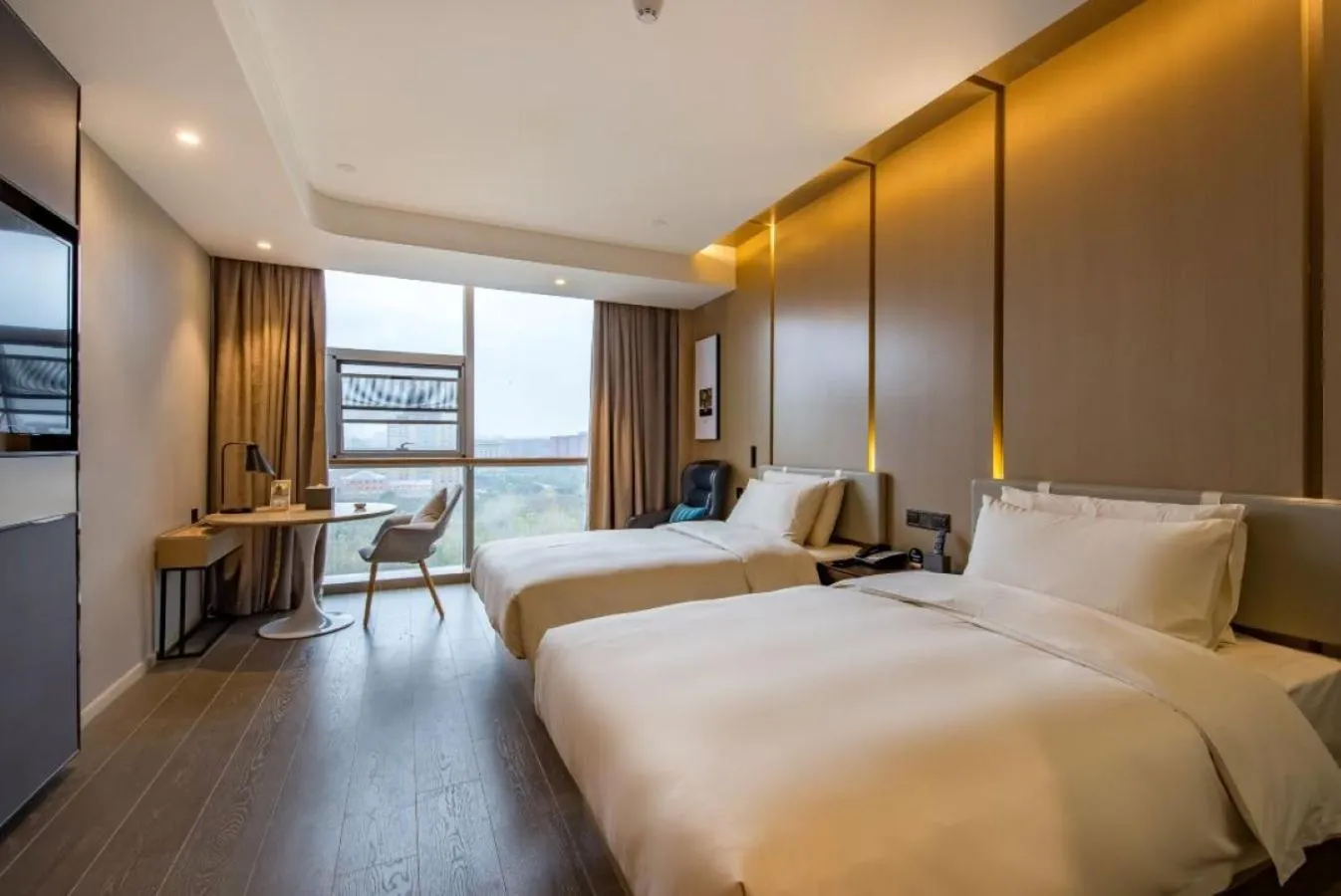 Bed in Atour Hotel Nanjing Olympic Center