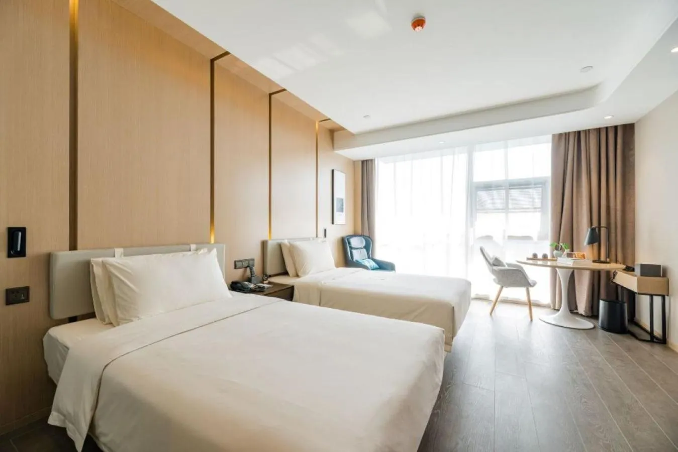 Bed in Atour Hotel Nanjing Olympic Center