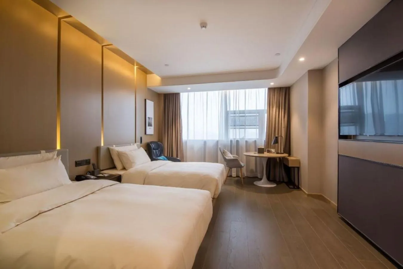 Bed in Atour Hotel Nanjing Olympic Center