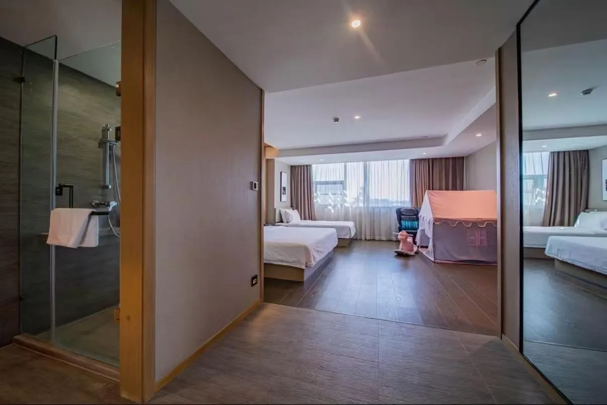 Bed in Atour Hotel Nanjing Olympic Center