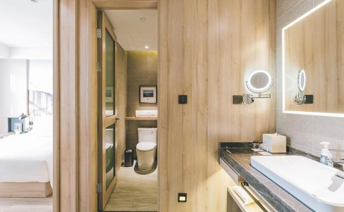 Bed in Atour Hotel Ningbo Airport Yinzhou Avenue