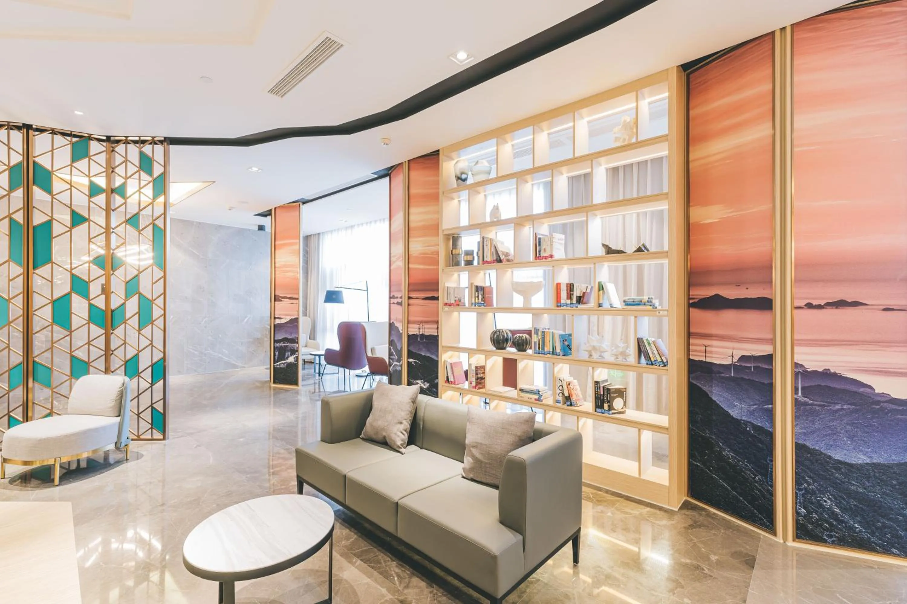 Lobby or reception in Atour Hotel Ningbo Airport Yinzhou Avenue