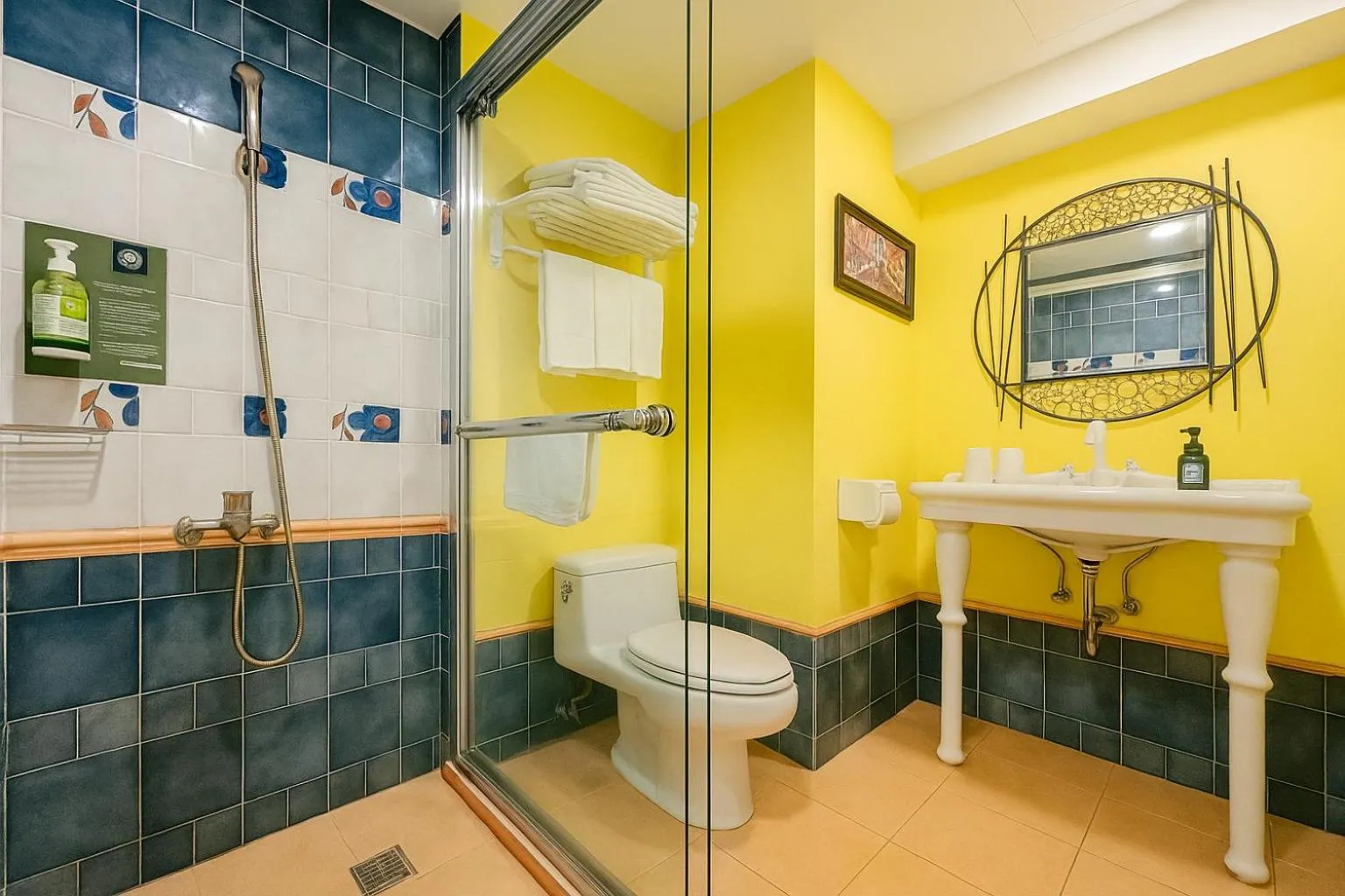 Shower in Elizabeth Hotel