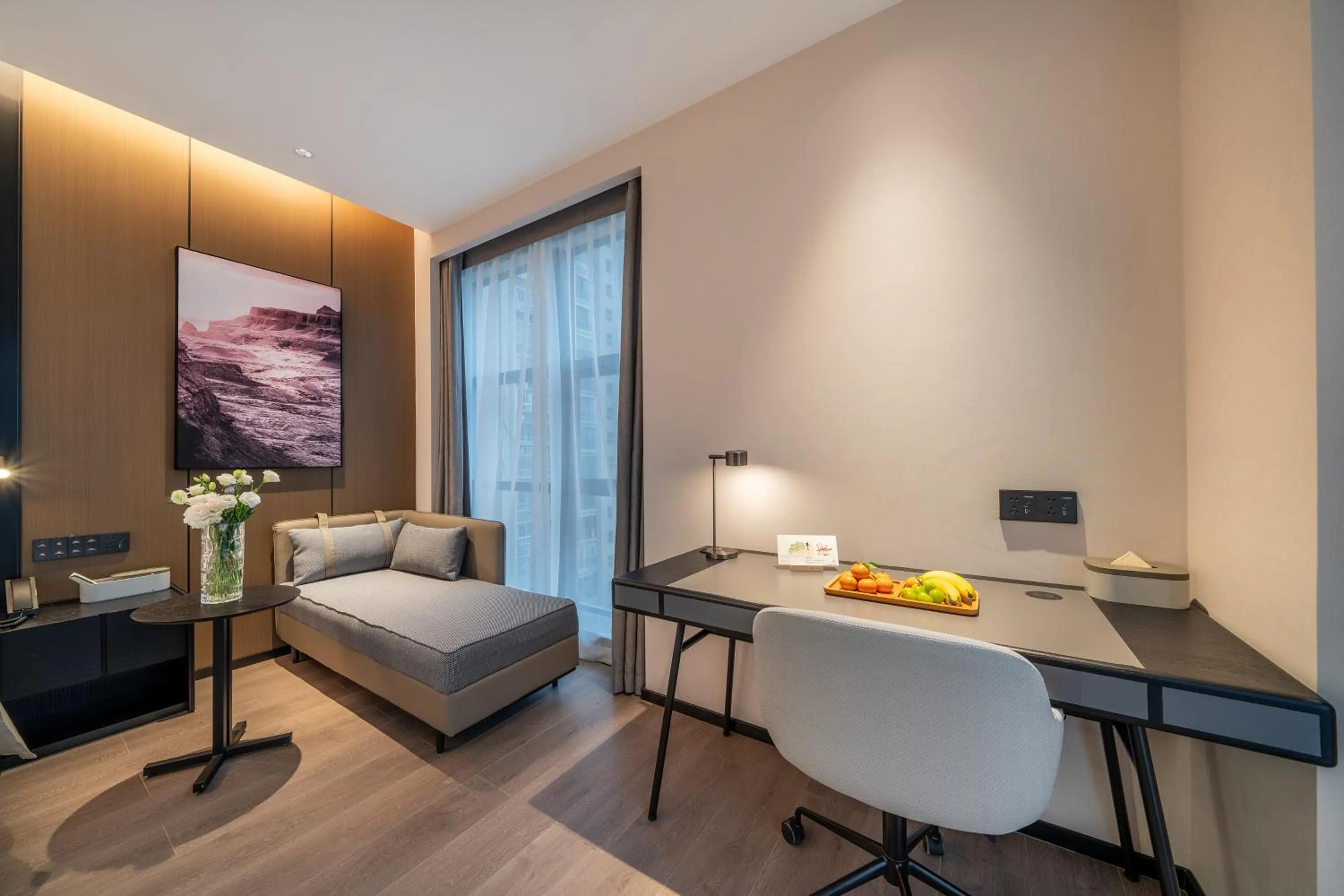 Bed in Atour Hotel (Chengdu Tongzilin)