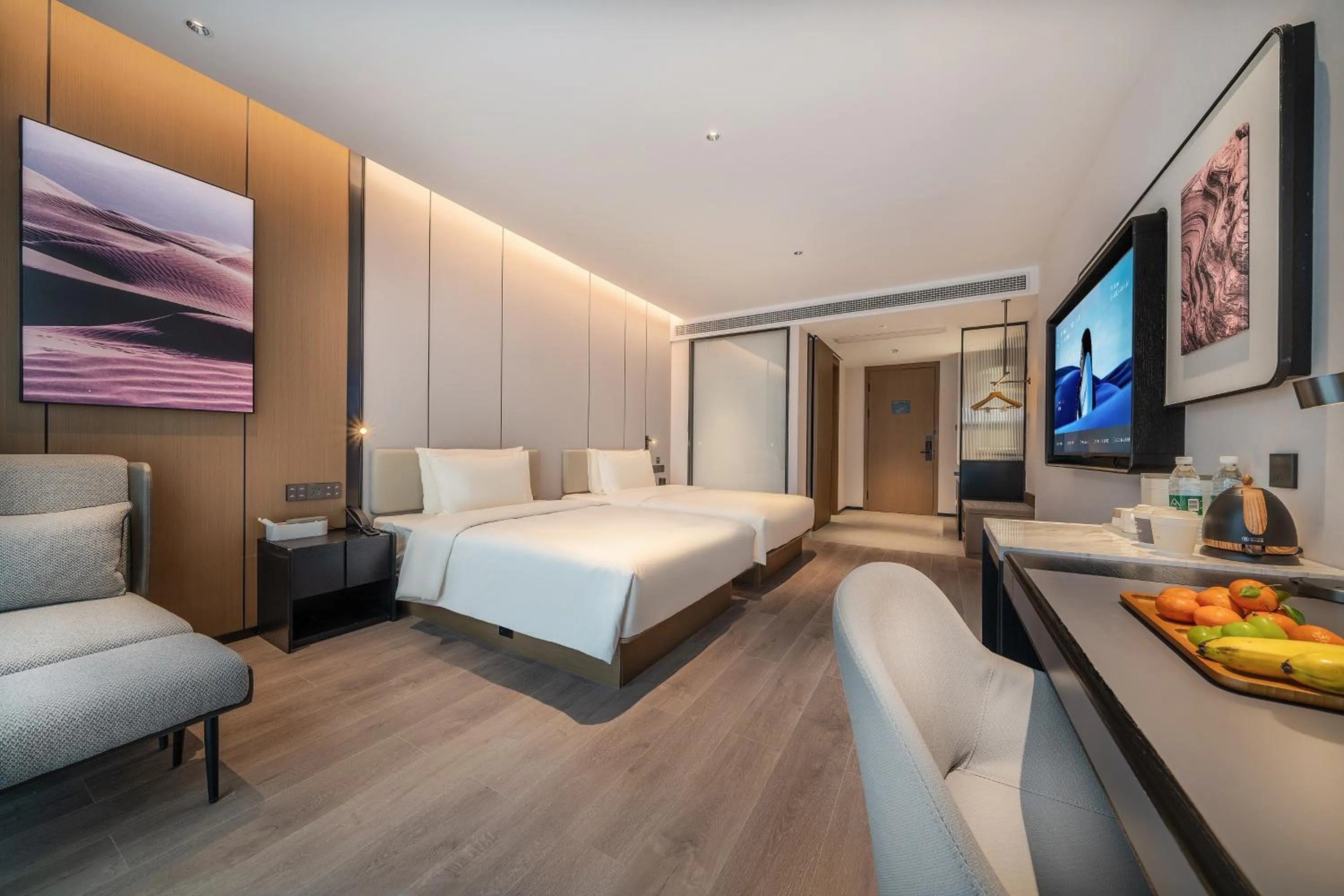 Bed in Atour Hotel (Chengdu Tongzilin)