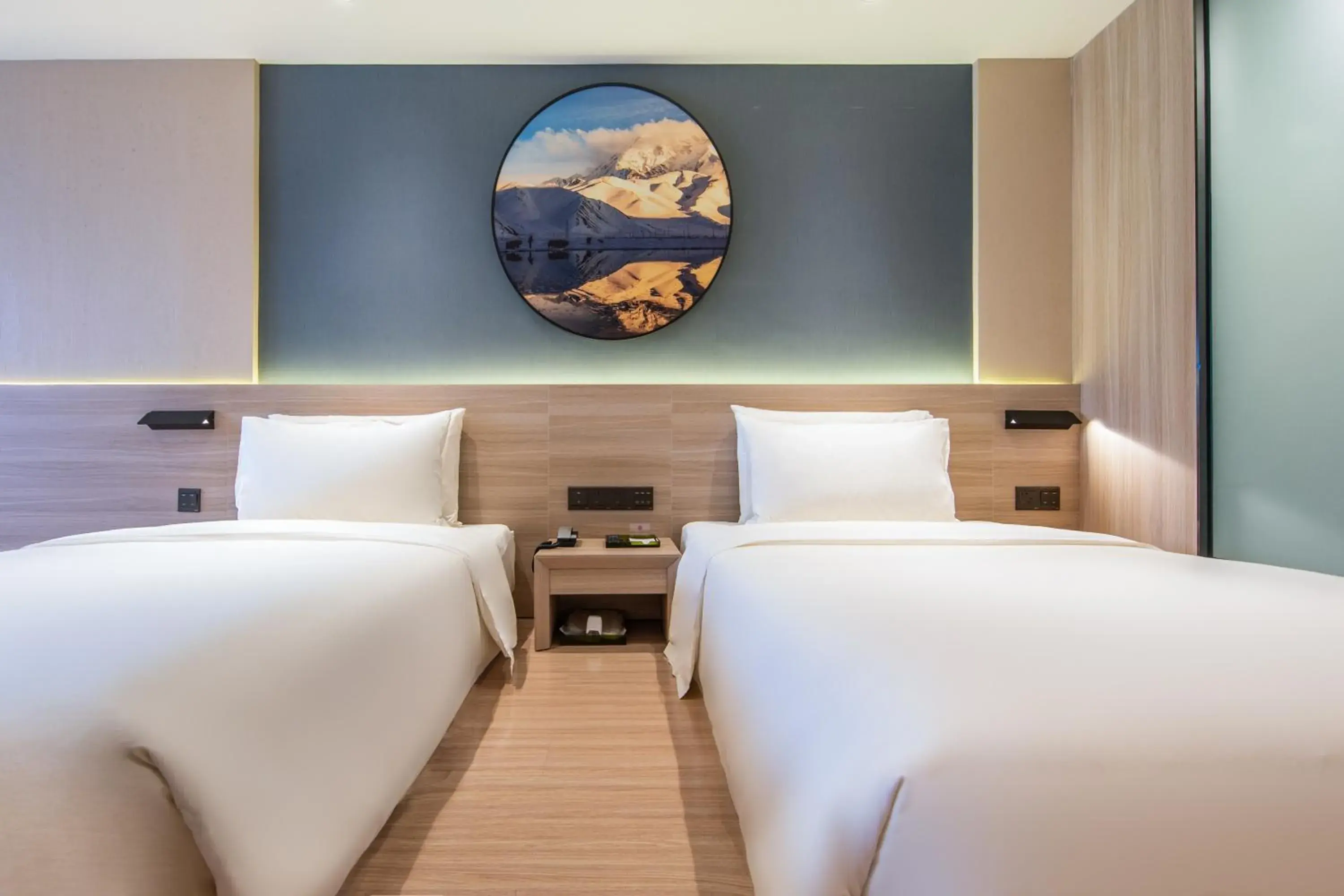 Bed in Atour Light Hotel (Chengdu Hi-tech West Zone University of Electronic Technology) Bed in Atour Light Hotel (Chengdu Hi-tech West Zone University of Electronic Technology)