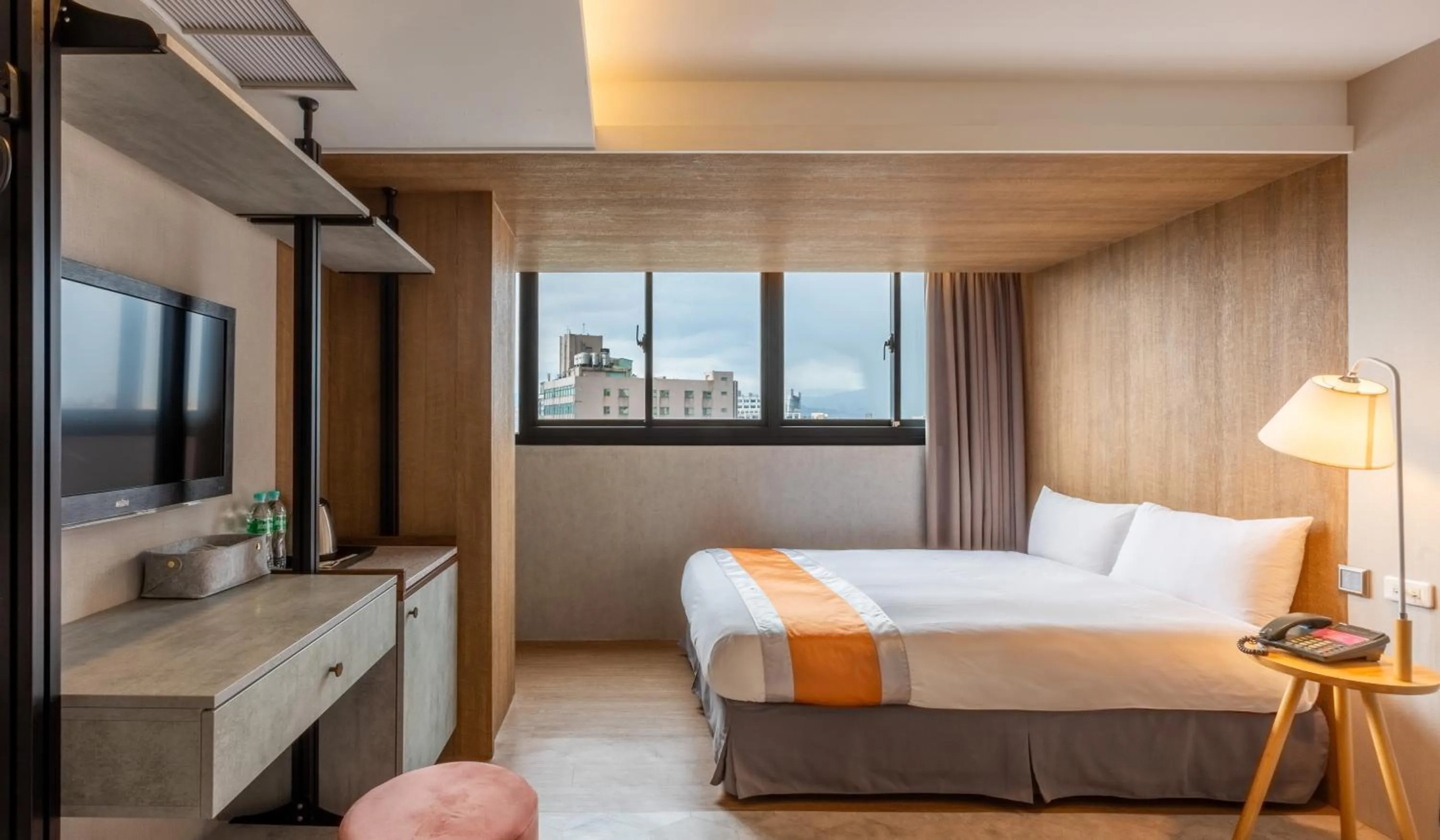 Bed in Ren Mei Fashion Hotel