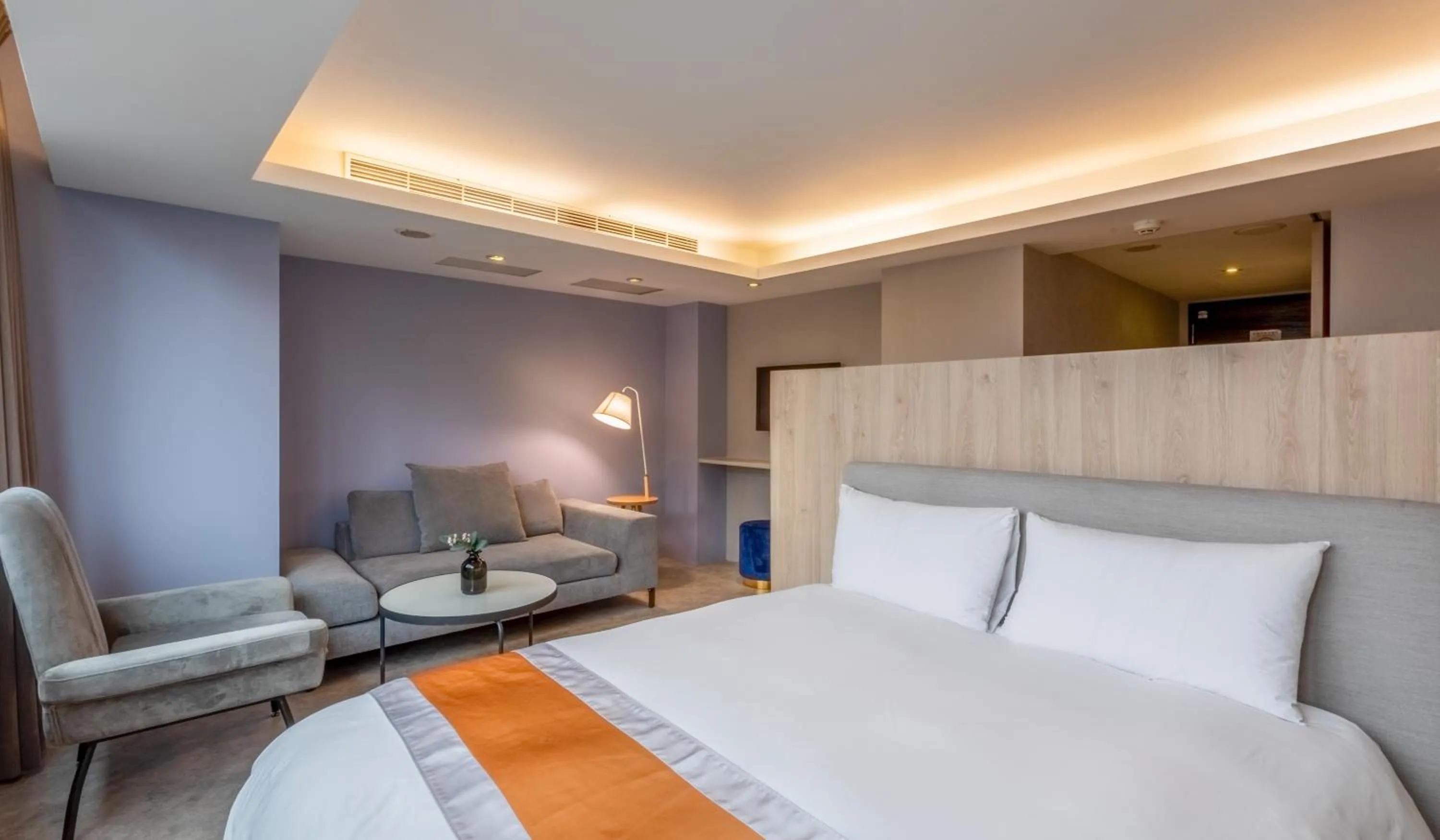 Bed in Ren Mei Fashion Hotel