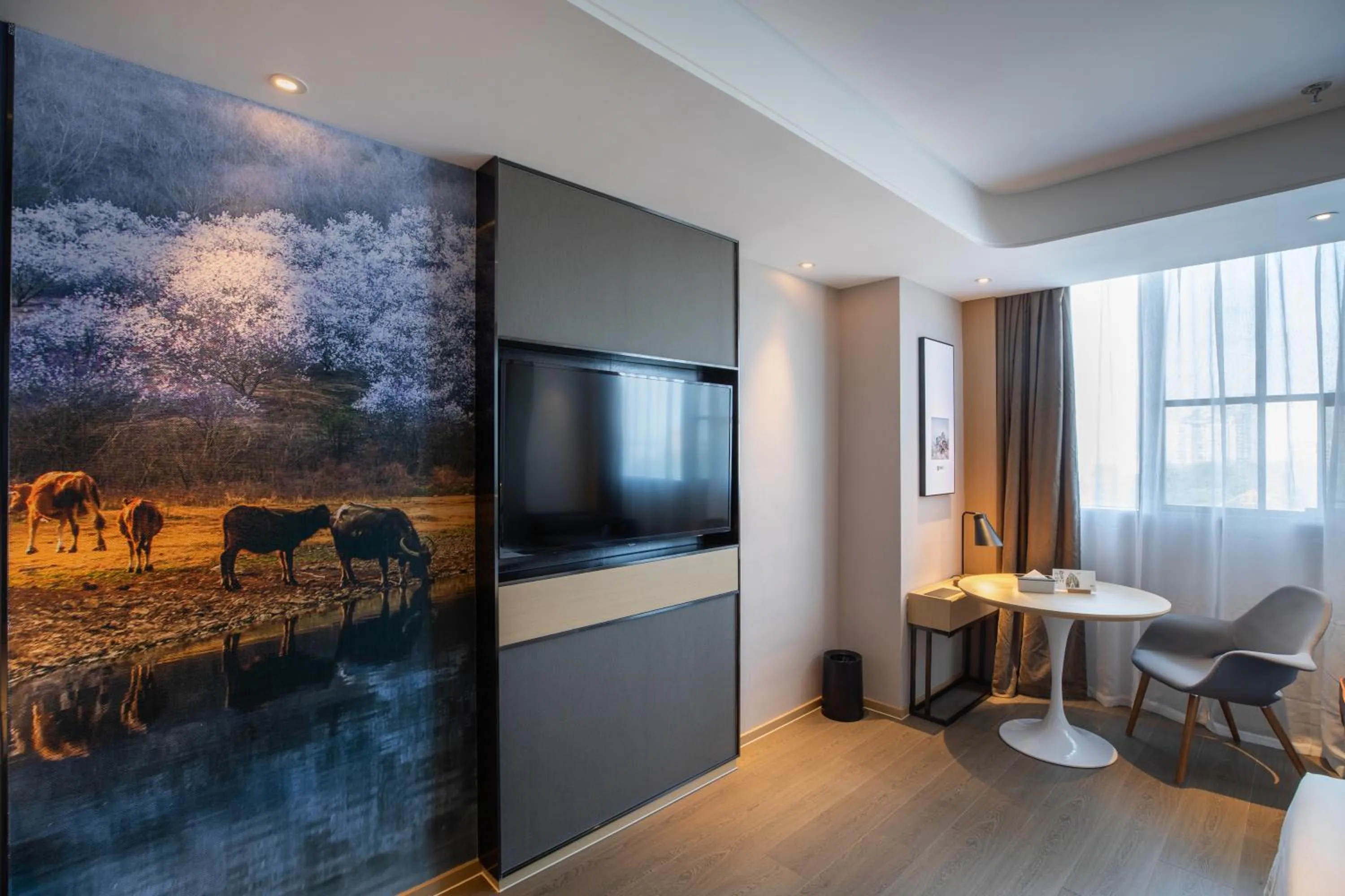 TV and multimedia in Atour Hotel (Wuhan Qingshan Peace Park)