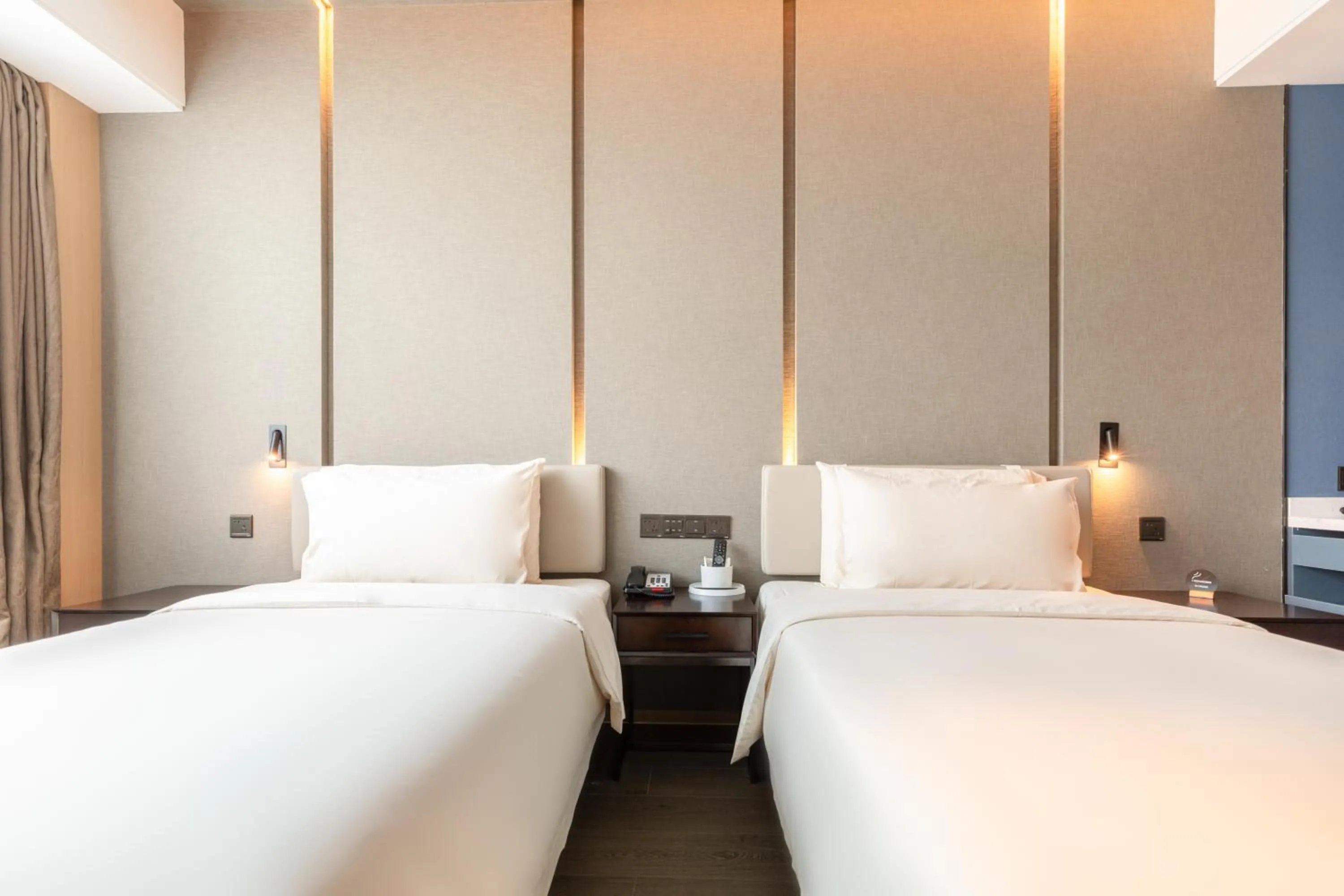 Bed in Atour Hotel (Wuhan Qingshan Peace Park)