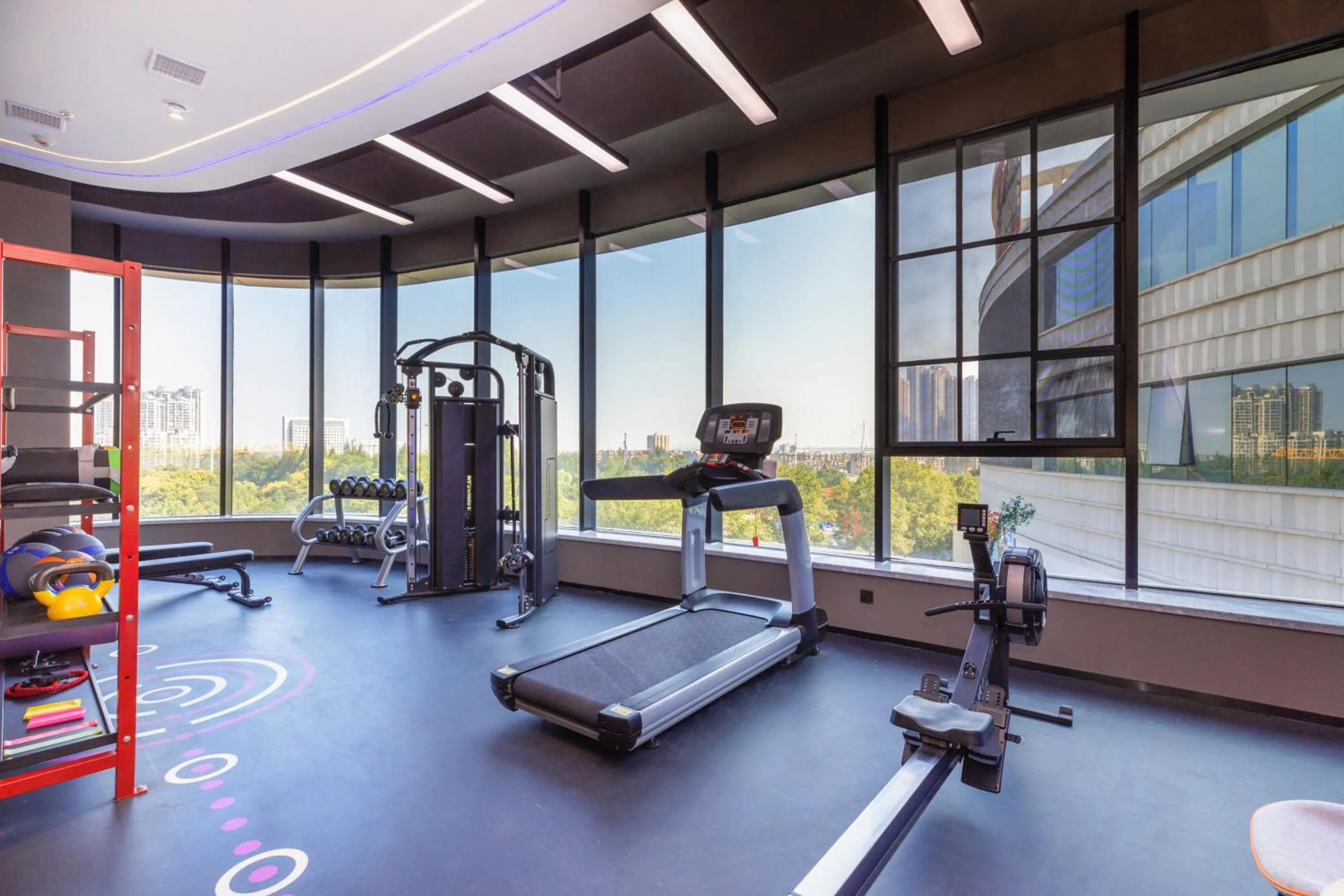 Fitness centre/facilities in Atour Hotel (Wuhan Qingshan Peace Park)