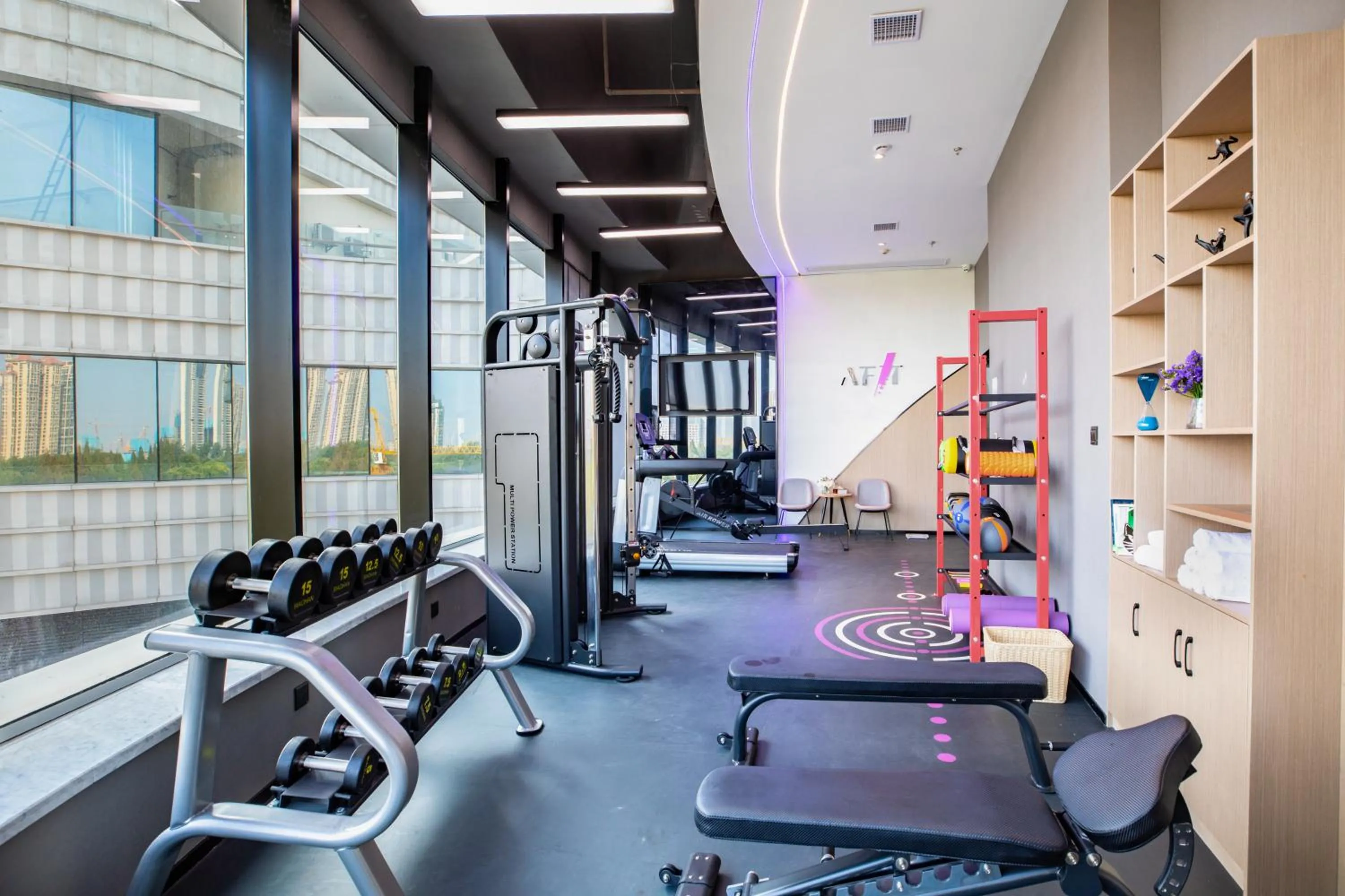 Fitness centre/facilities in Atour Hotel (Wuhan Qingshan Peace Park)