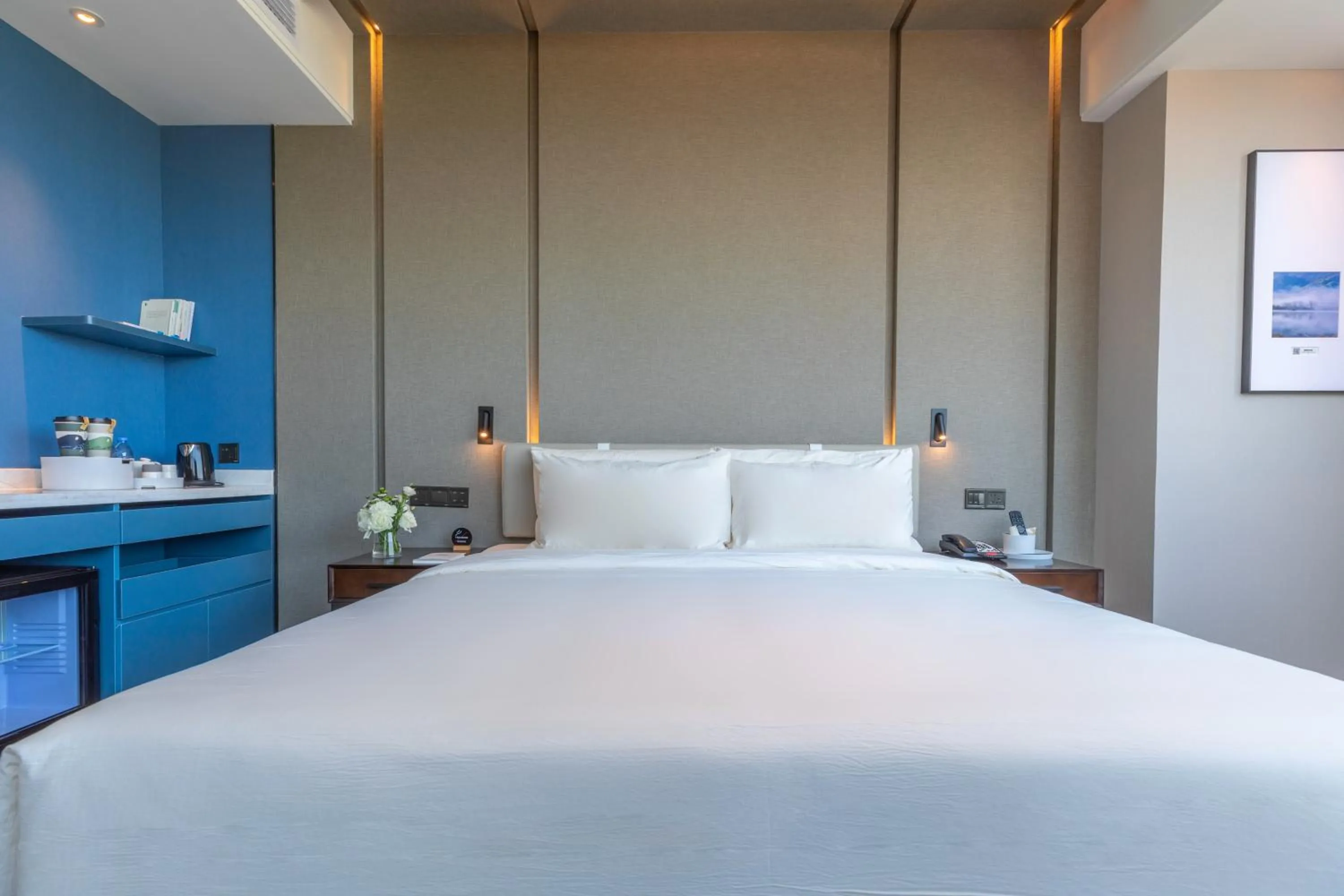Bed in Atour Hotel (Wuhan Qingshan Peace Park)