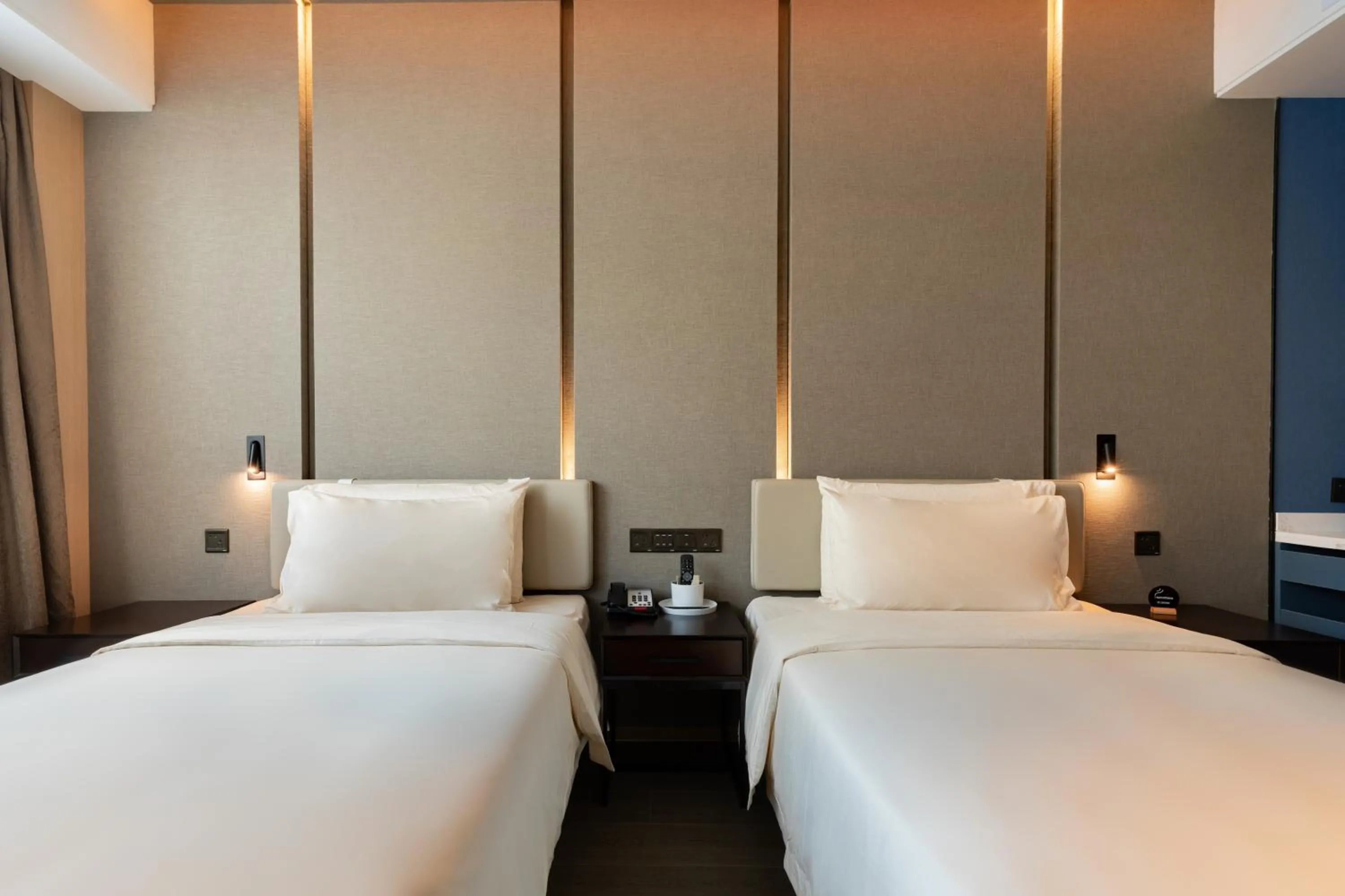 Bed in Atour Hotel (Wuhan Qingshan Peace Park)