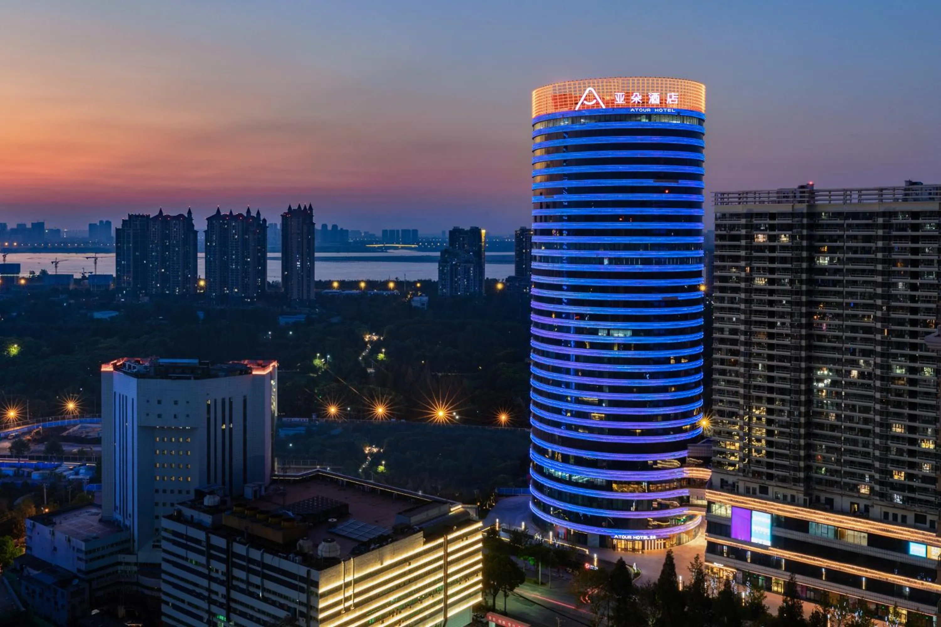 City view in Atour Hotel (Wuhan Qingshan Peace Park)
