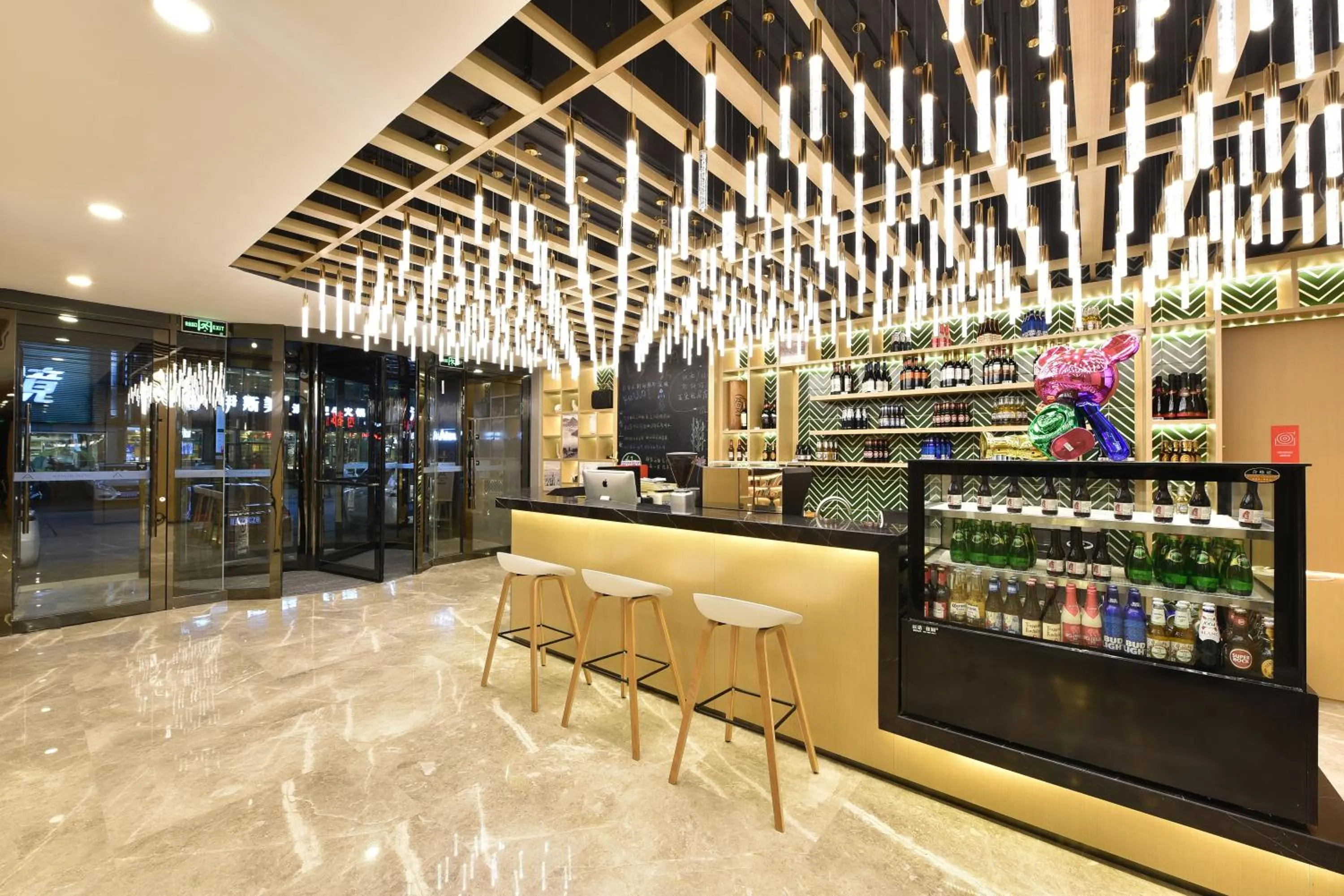 Lounge or bar in Atour Light Hotel Shenyang Tiexi Plaza Wanxianghui