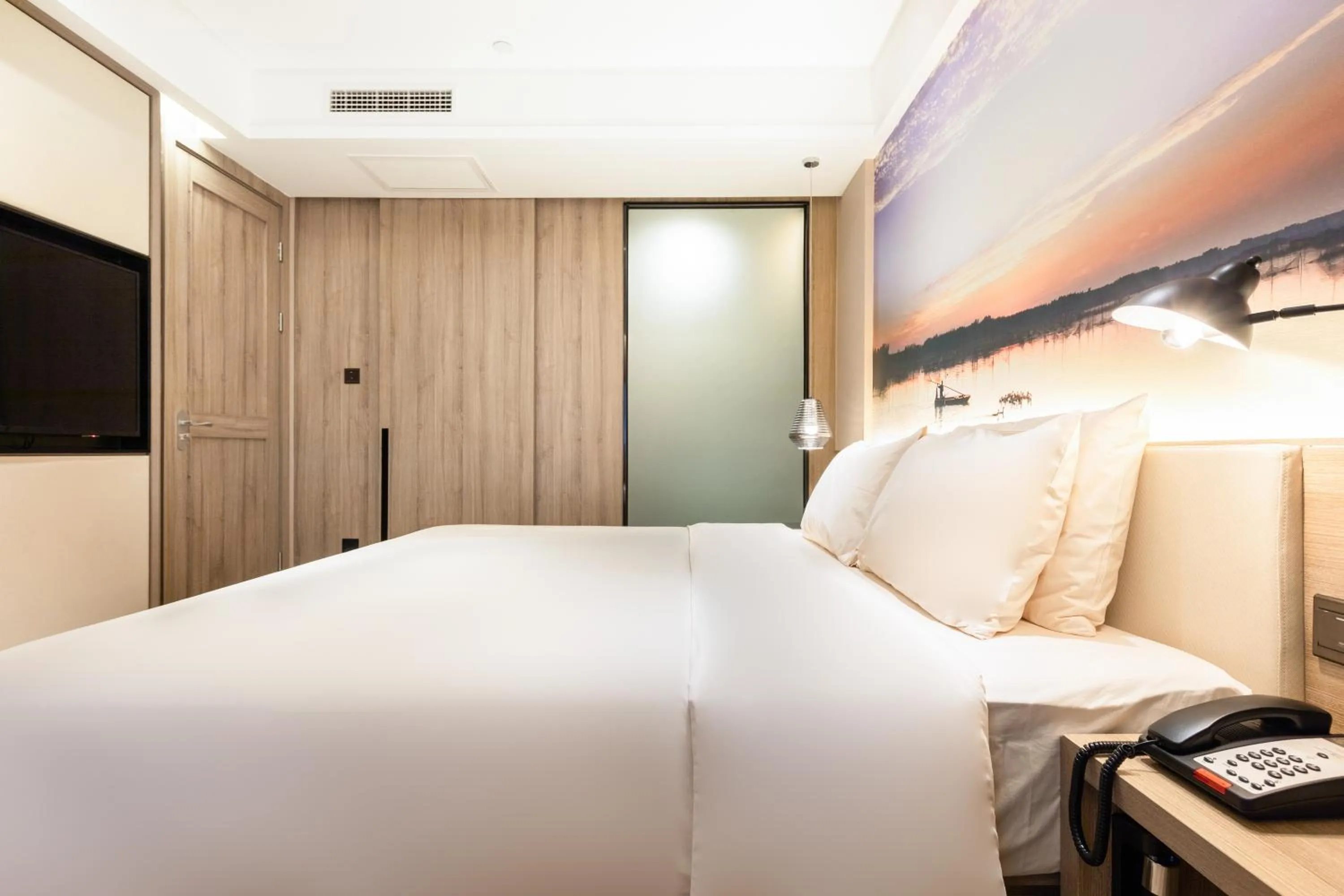 Bed in Atour Hotel Jining High-tech Zone