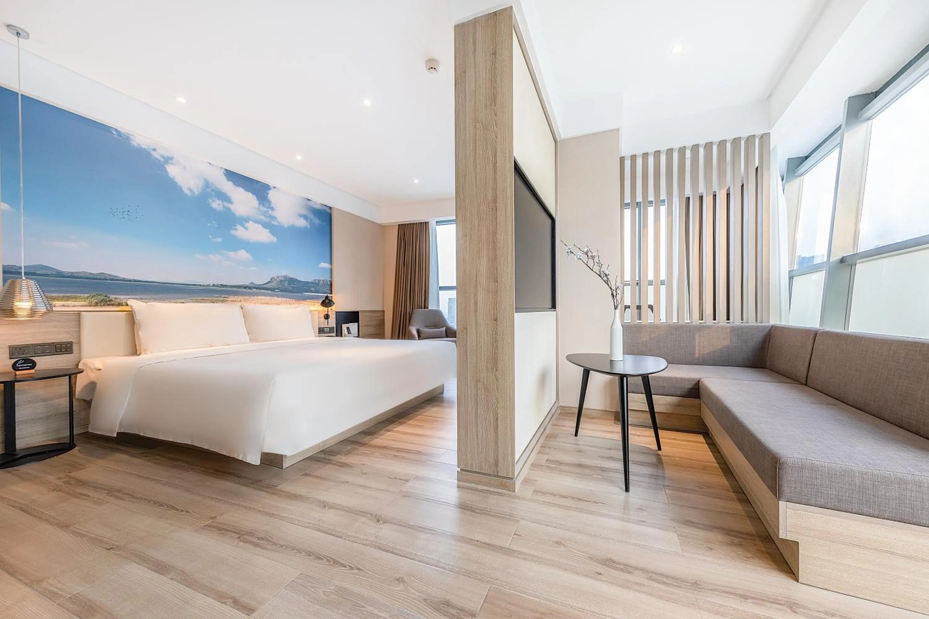 Bed in Atour Hotel Jining High-tech Zone