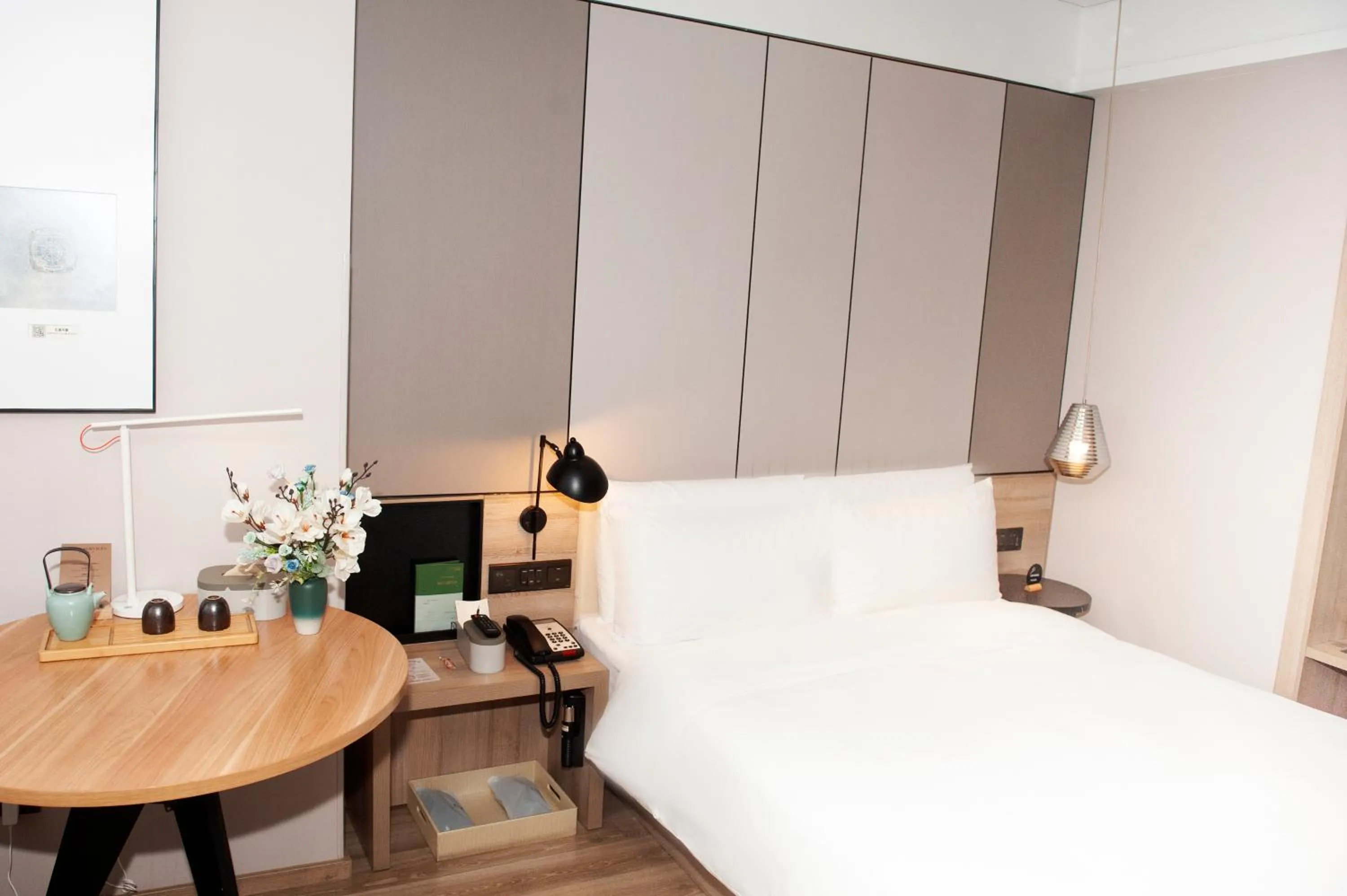 Bedroom, Bed in Atour Hotel High Speed Railway North Station Zibo Hi tech Zone