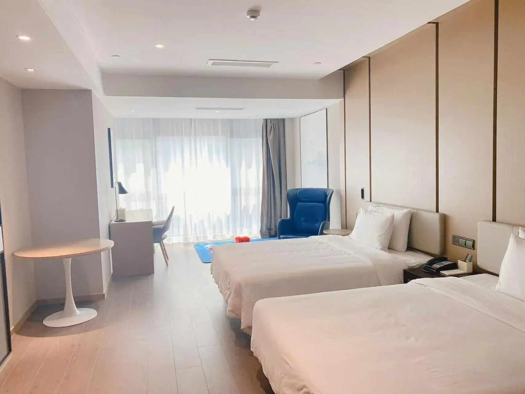 Bedroom, Bed in Atour Hotel Suzhou Industrial Park Fashion Stage Outlets Bedroom, Bed in Atour Hotel Suzhou Industrial Park Fashion Stage Outlets