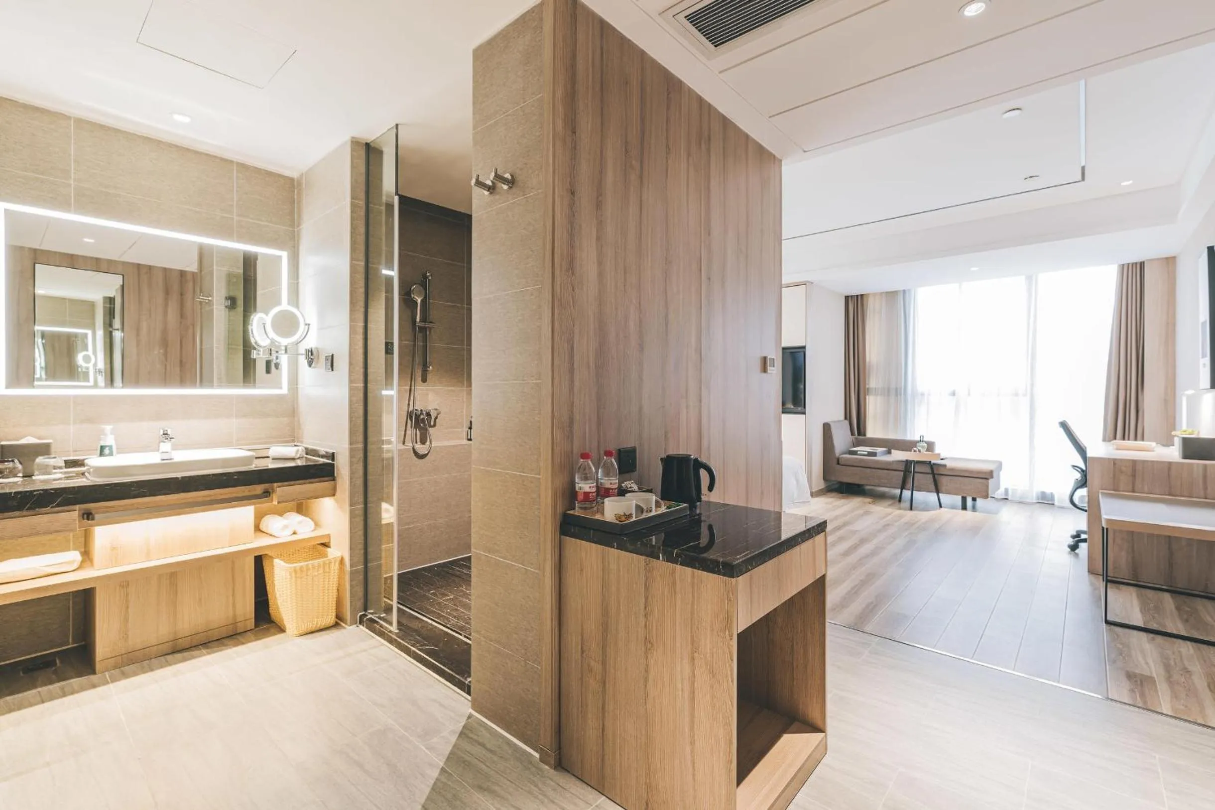 Bed in Atour Hotel Guiyang Century City Shopping Center