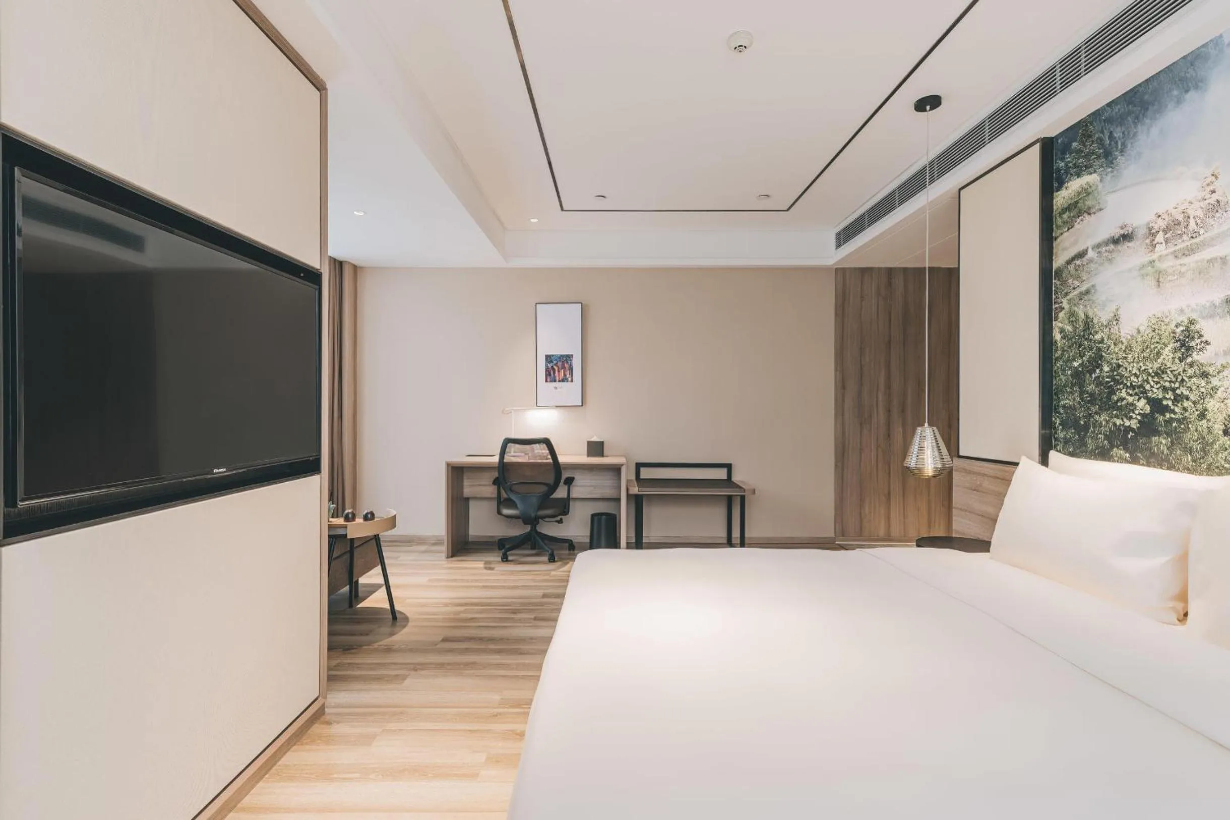 Bed in Atour Hotel Guiyang Century City Shopping Center