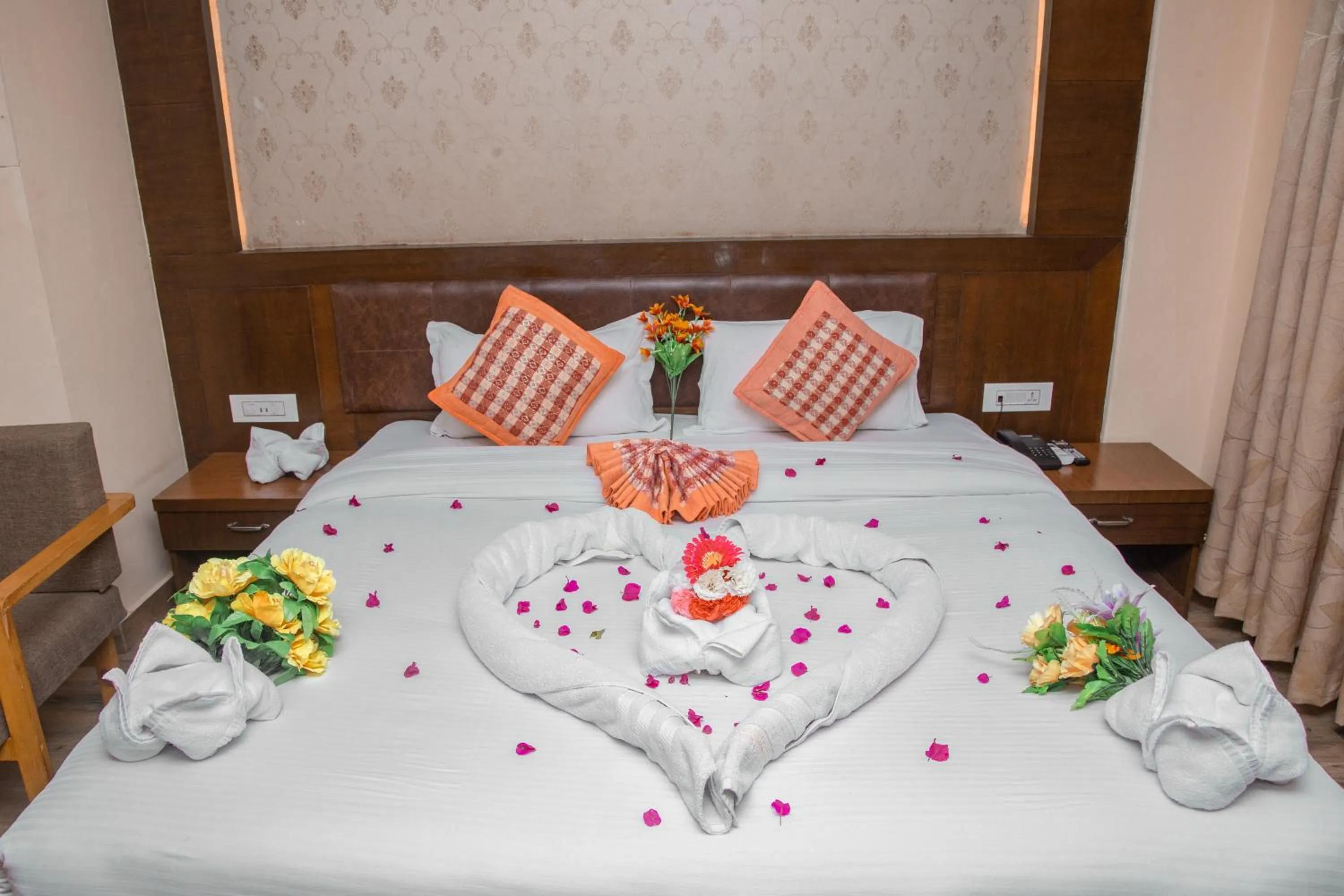 Photo of the whole room, Bed in Hotel Yellow Pagoda Pokhara