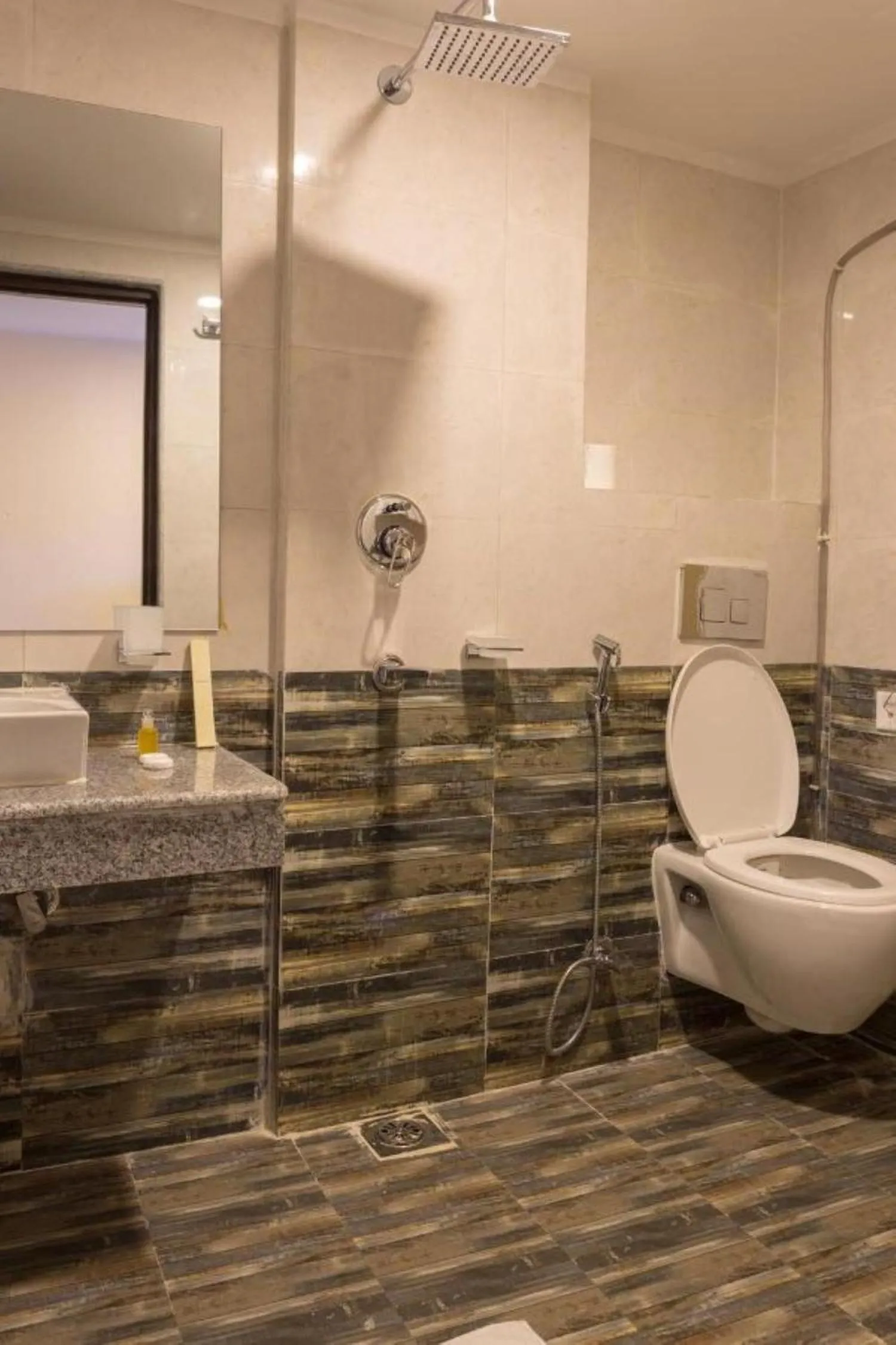 Toilet in Hotel Yellow Pagoda Pokhara