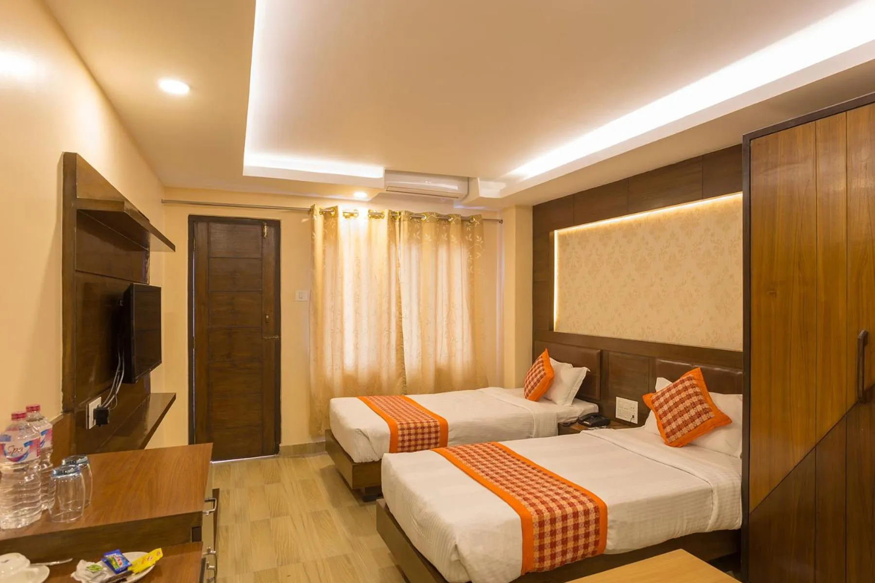 Bedroom, Bed in Hotel Yellow Pagoda Pokhara