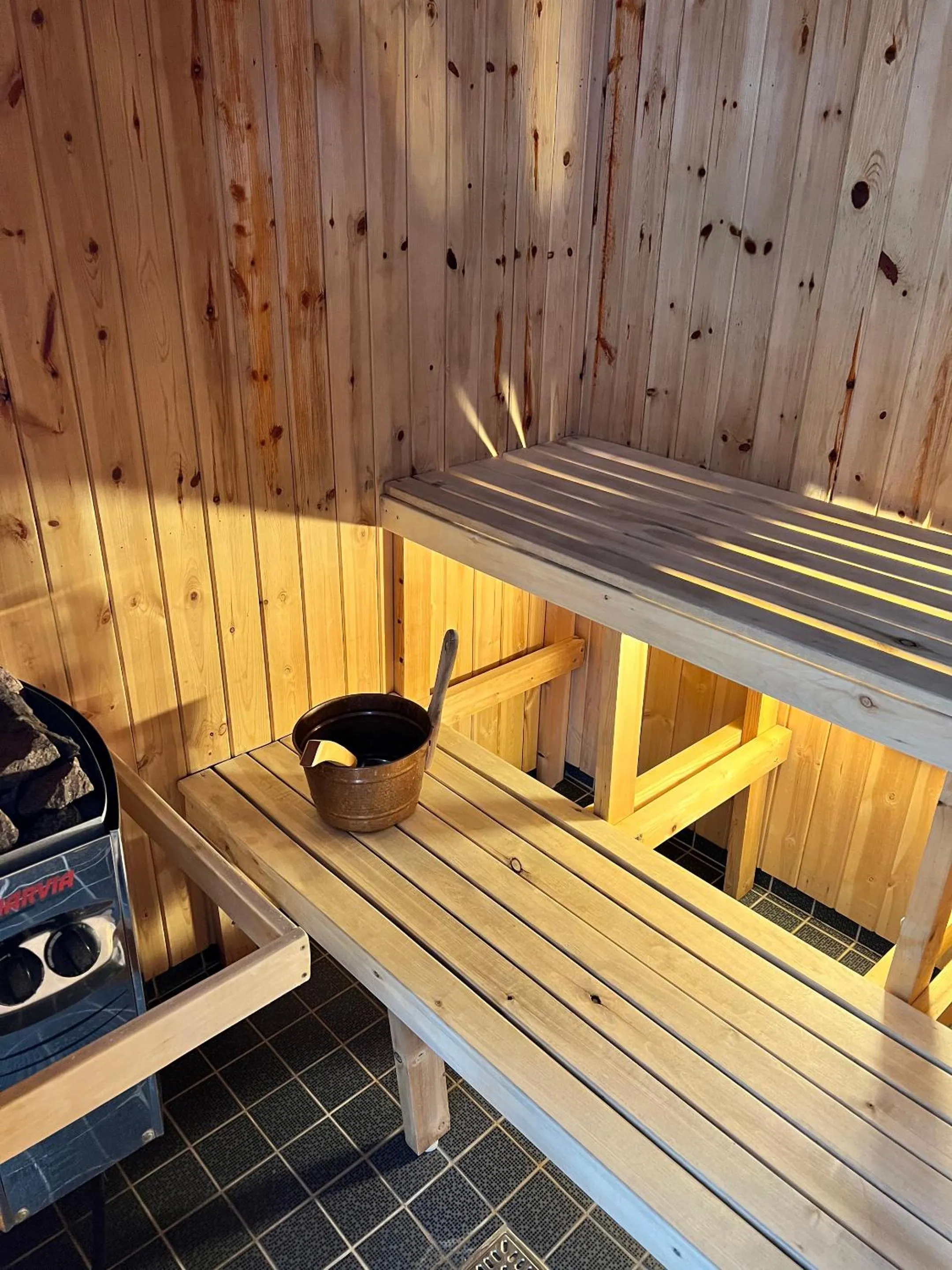 Sauna in Sangis Motell och Camping