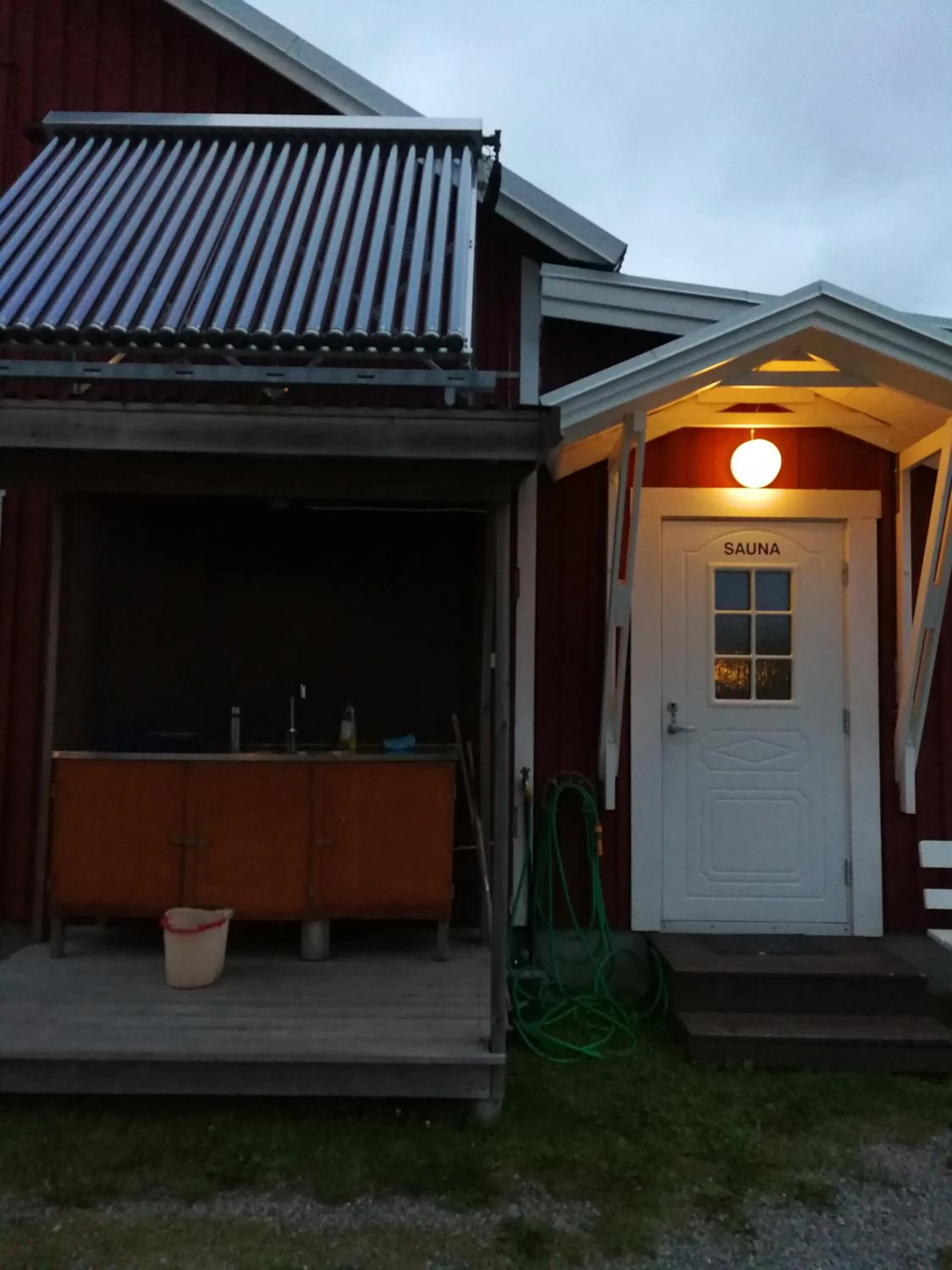 Sauna in Sangis Motell och Camping