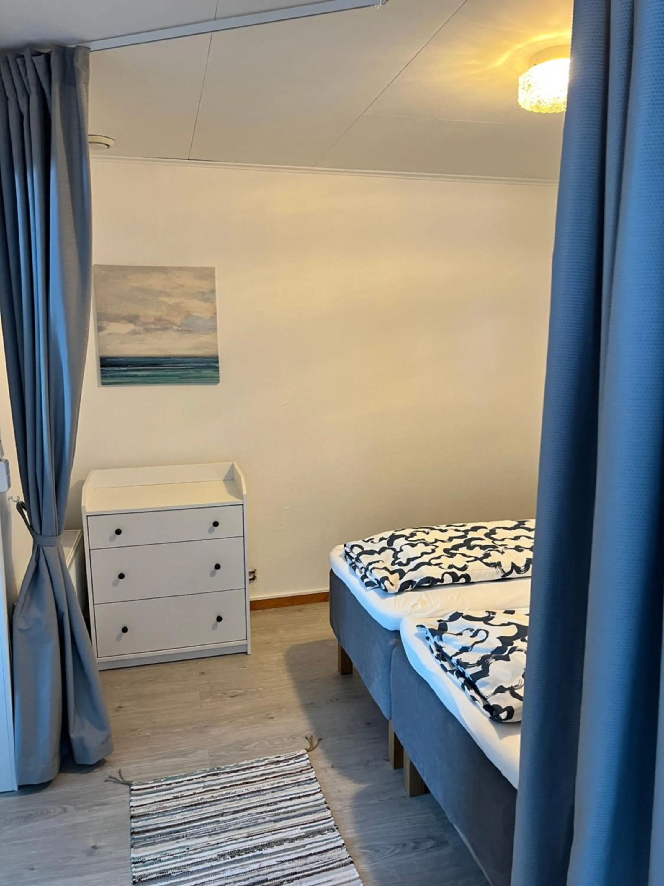Bedroom, Bed in Sangis Motell och Camping