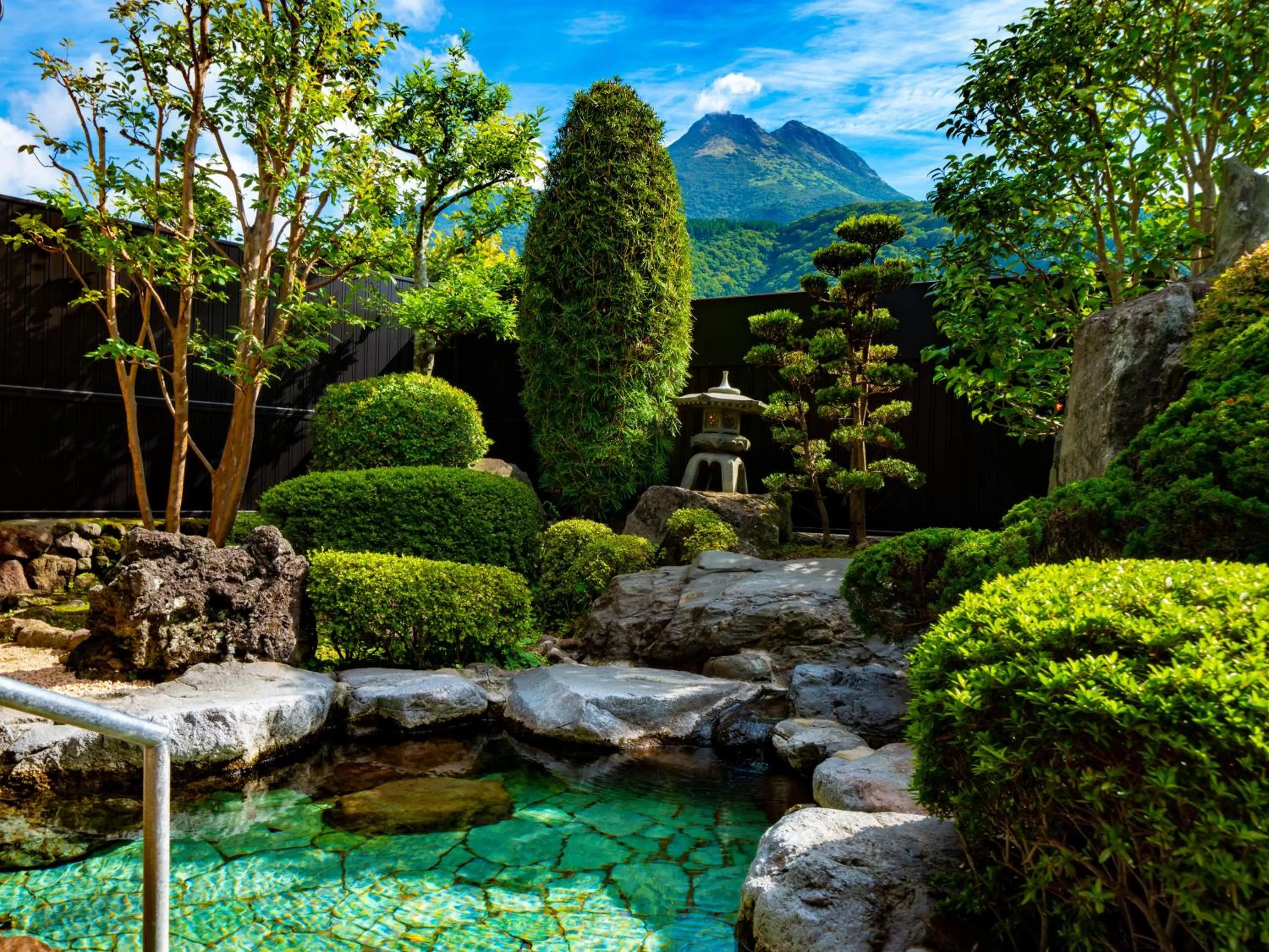 Open Air Bath in Yawaragi-no-Sato Yadoya