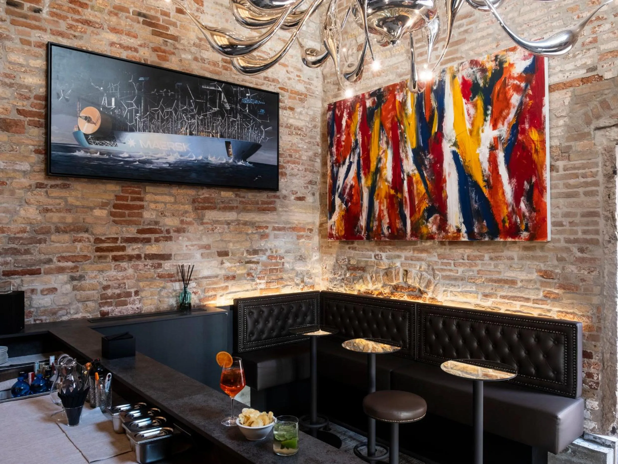 Lounge or bar in Hotel Aquarius Venice - Ascend Collection