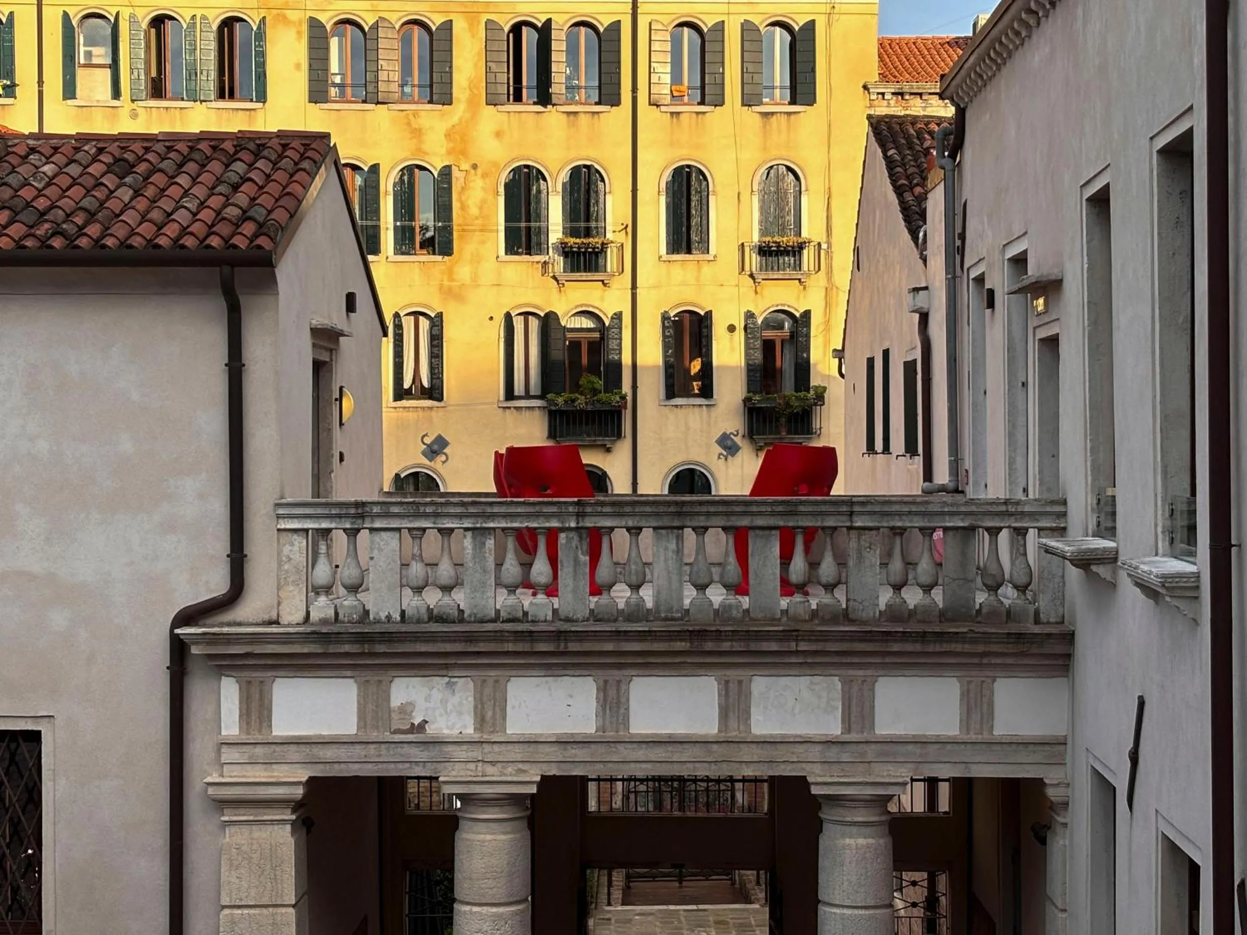 Balcony/Terrace in Hotel Aquarius Venice - Ascend Collection